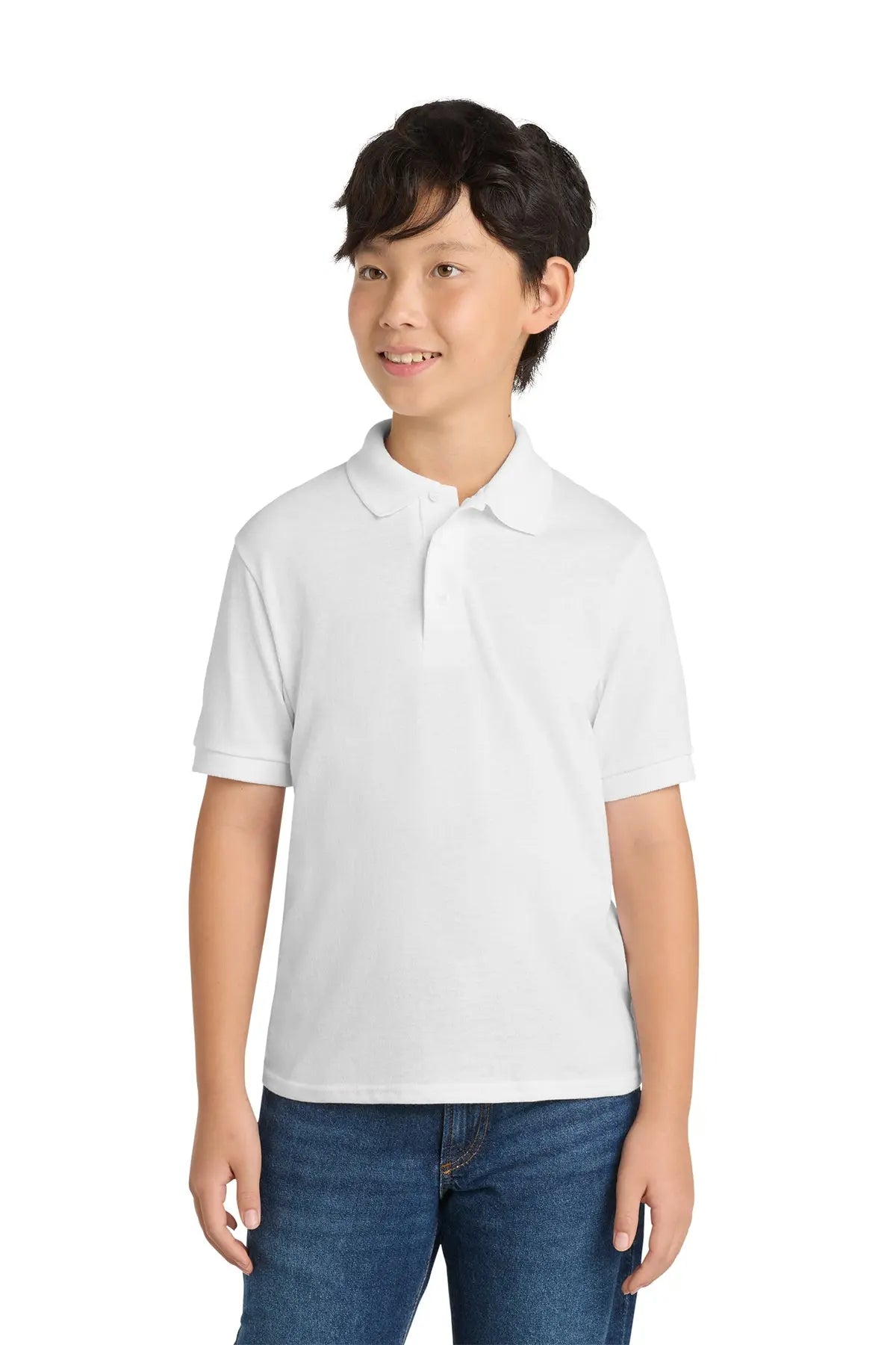 Port & Co™ Youth Core Blend Jersey Knit Polo #KP55YGame Over Merch