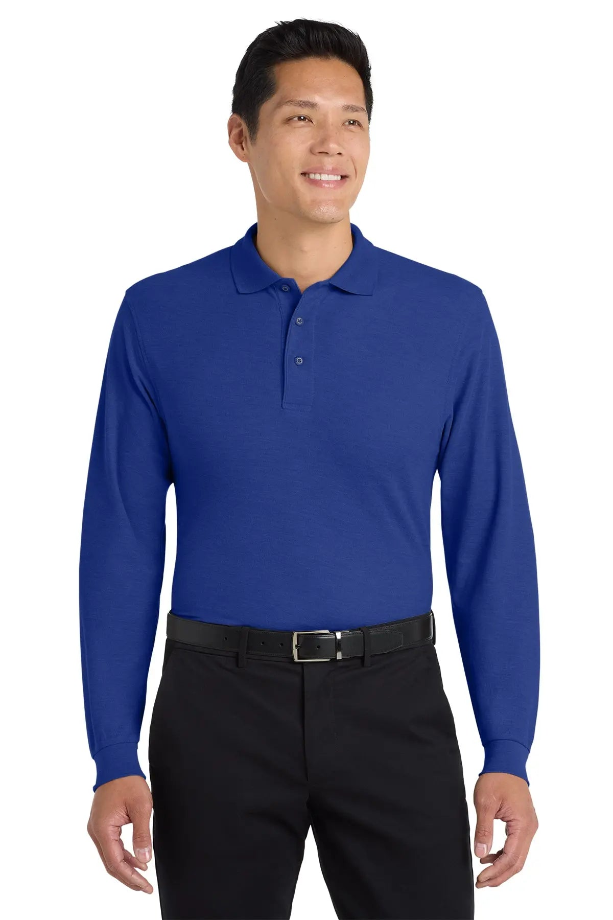 Port Authority® Tall Silk Touch™ Long Sleeve Polo #TLK500LSGame Over Merch