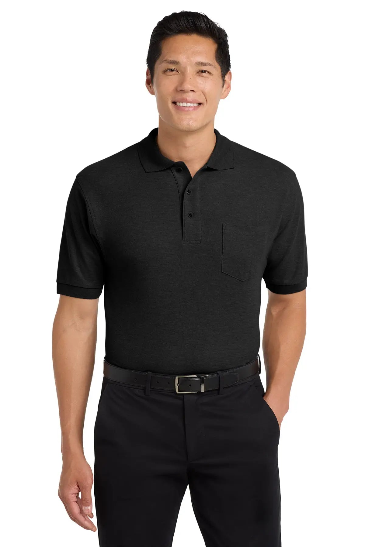 Port Authority® Tall Silk Touch™ Polo with Pocket #TLK500PGame Over Merch