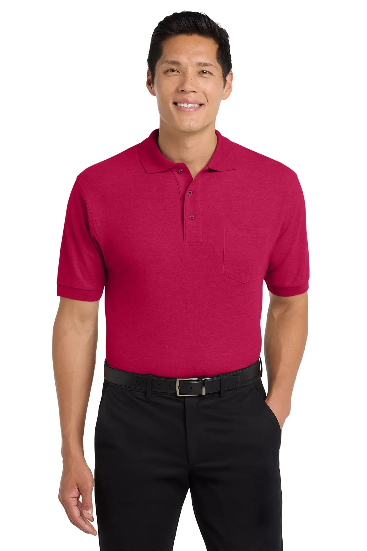 Port Authority® Tall Silk Touch™ Polo with Pocket #TLK500PGame Over Merch