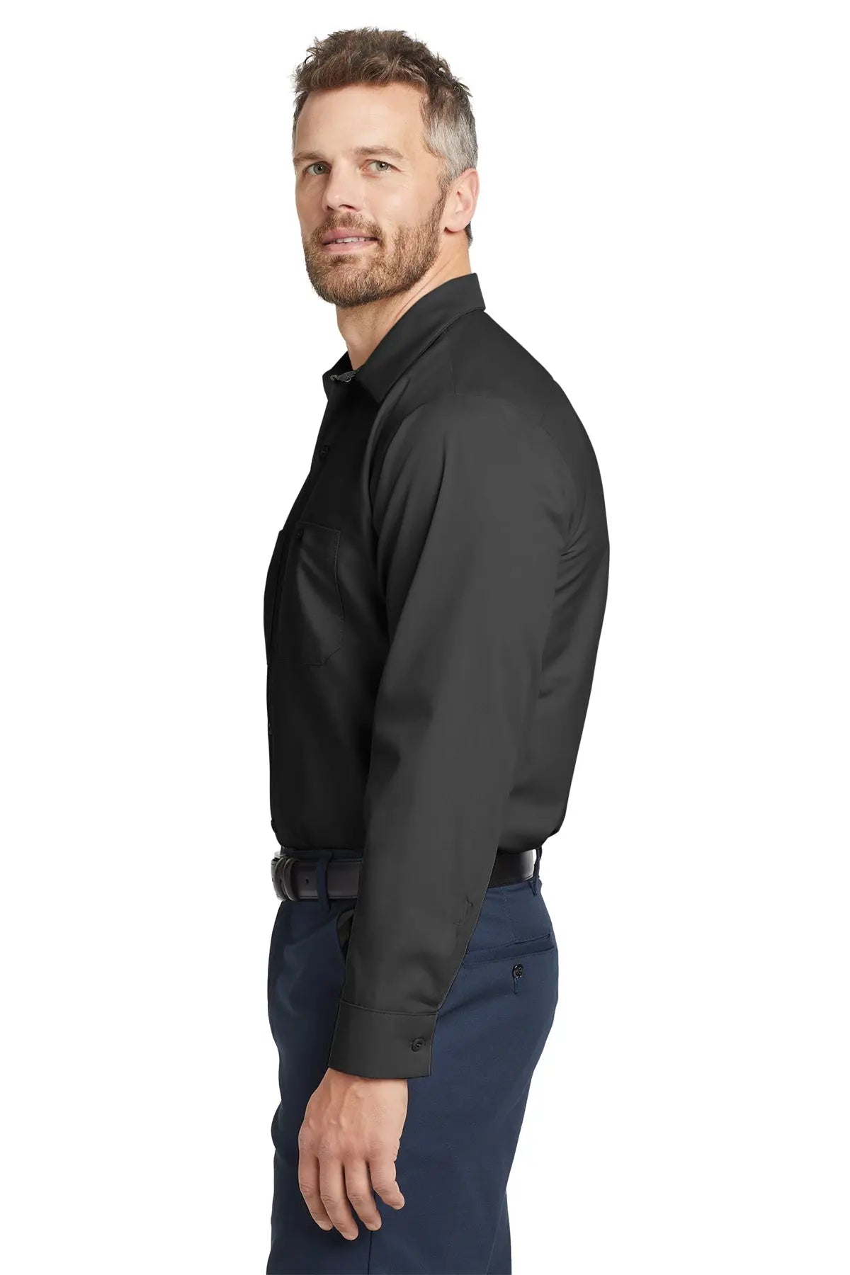 Red Kap® Long Size, Long Sleeve Industrial Work Shirt #SP14LONG
