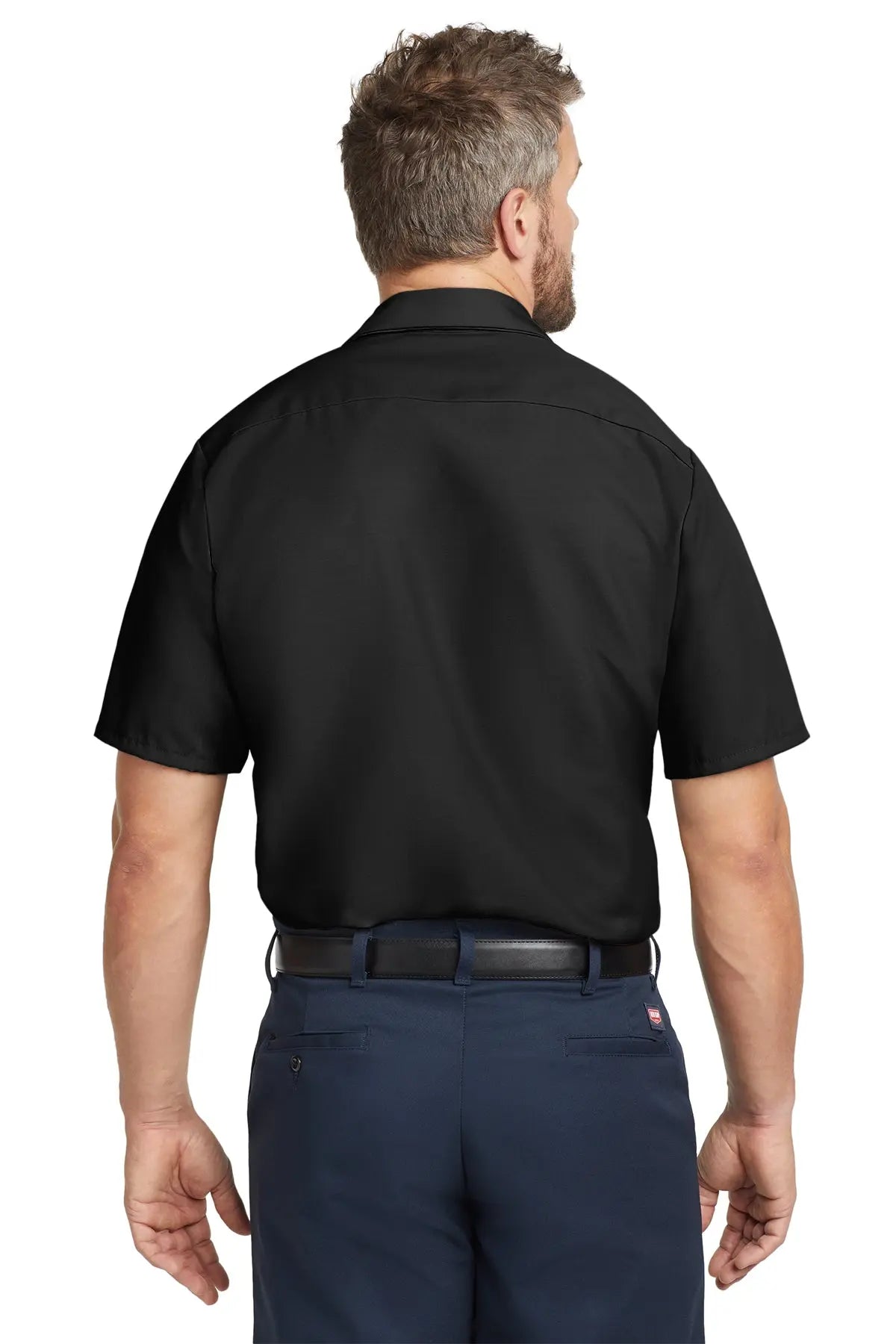 Red Kap® Long Size, Short Sleeve Industrial Work Shirt #SP24LONG
