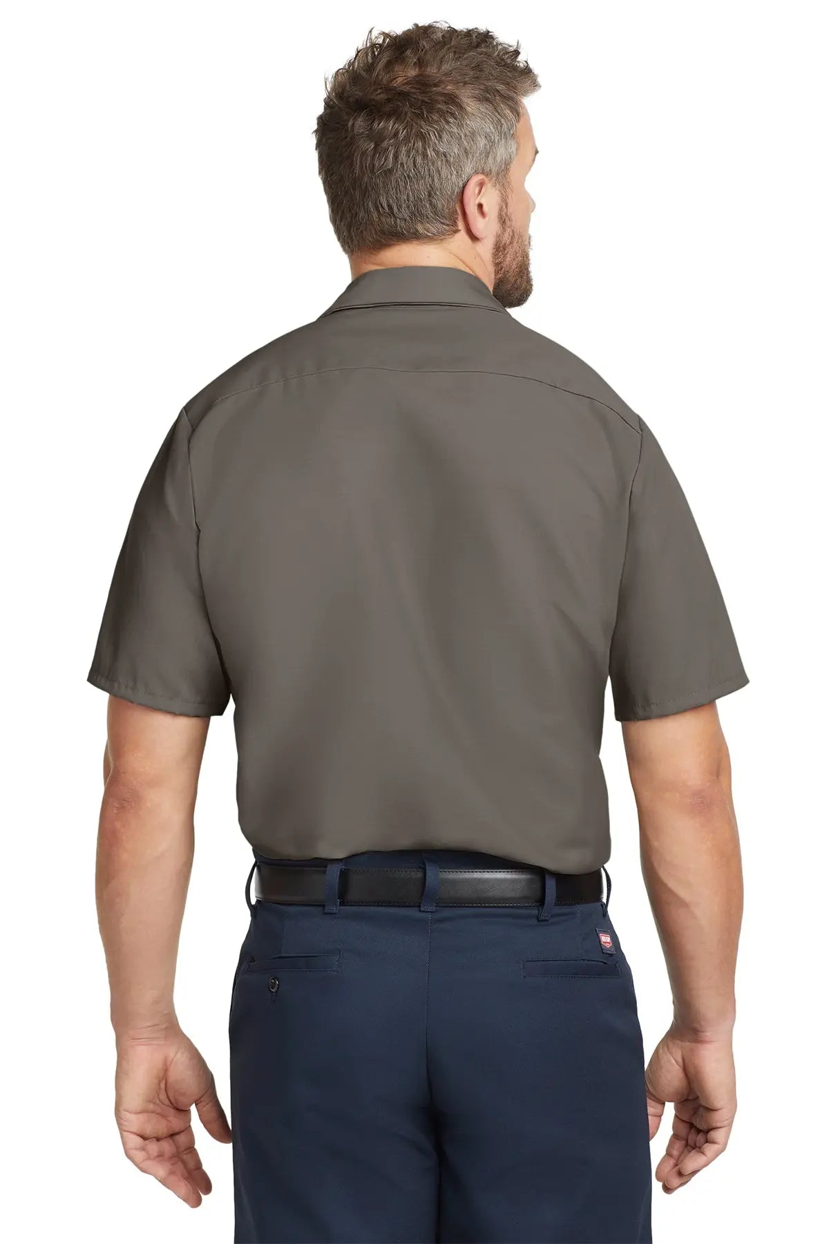 Red Kap® Long Size, Short Sleeve Industrial Work Shirt #SP24LONG
