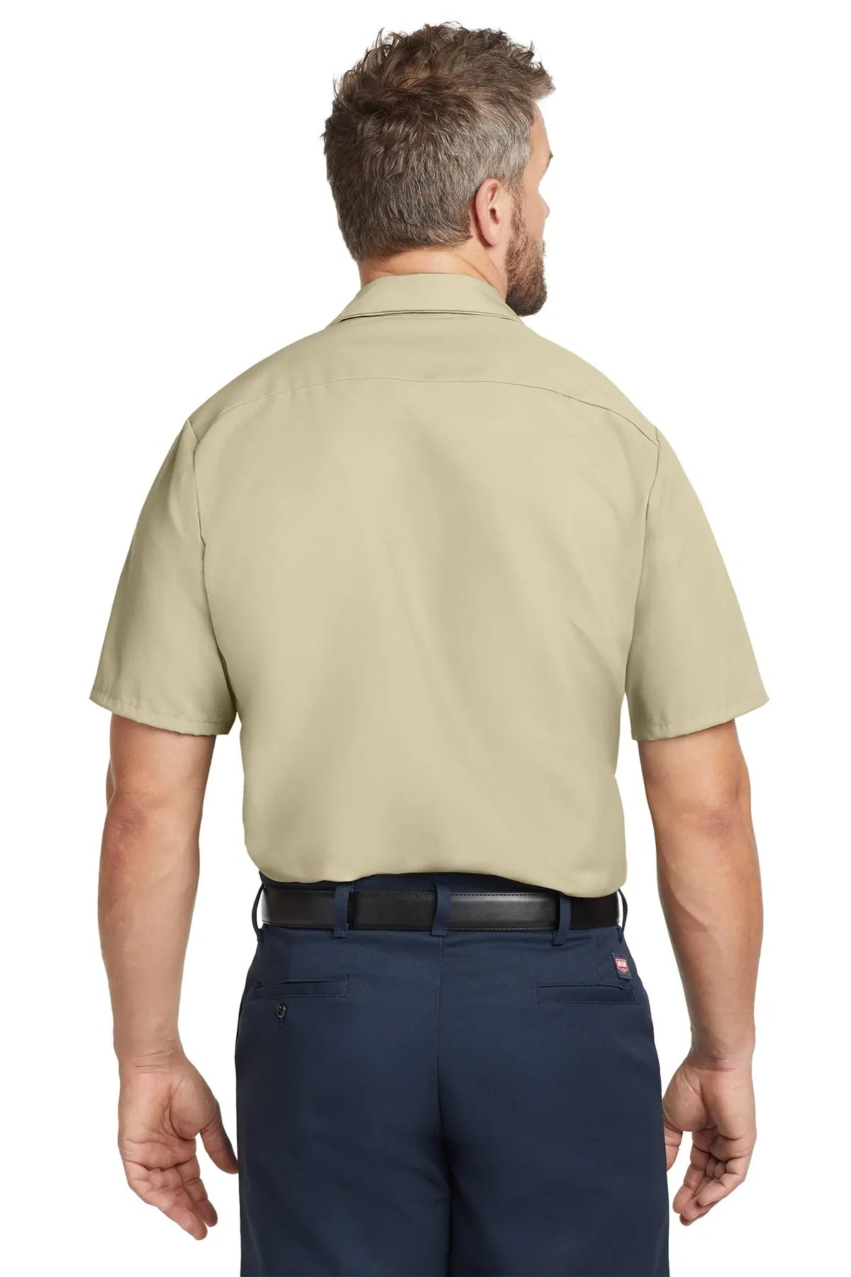 Red Kap® Long Size, Short Sleeve Industrial Work Shirt #SP24LONG