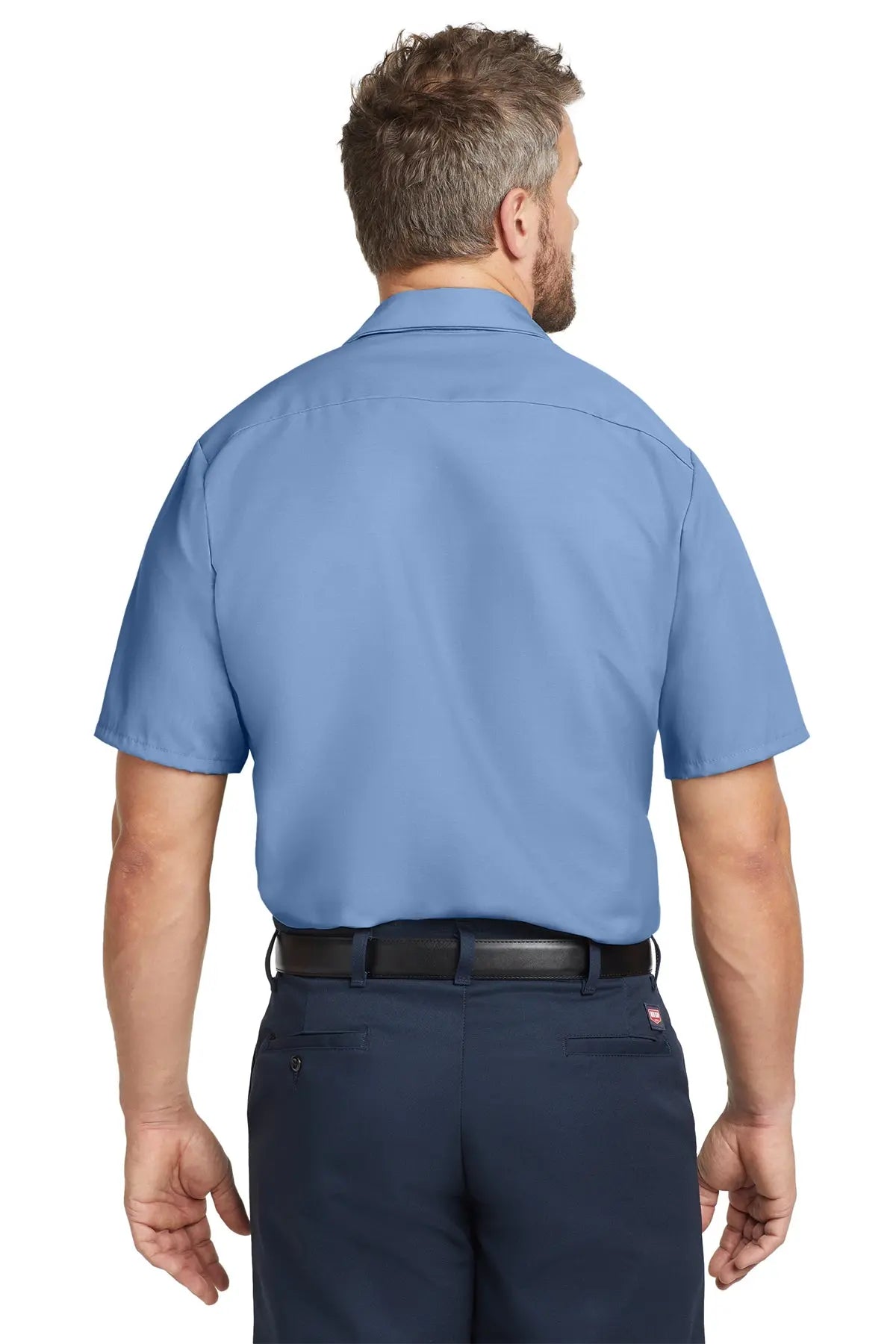 Red Kap® Long Size, Short Sleeve Industrial Work Shirt #SP24LONG
