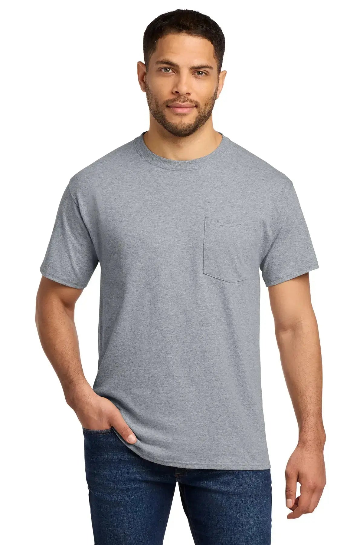 Port & Co™ Tall Essential Pocket Tee #PC61PT Game Over Merch