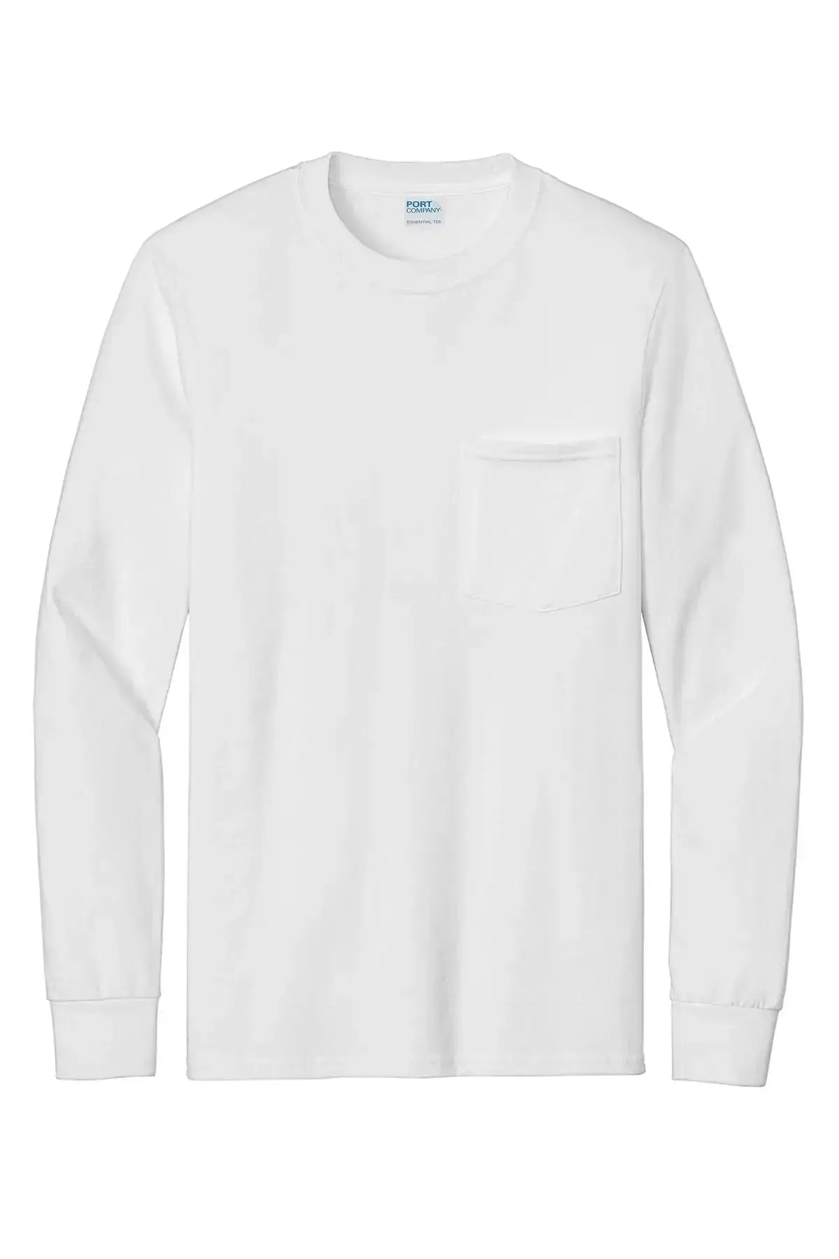 Port & Co™ Tall Long Sleeve Essential Pocket Tee #PC61LSPT Game Over Merch