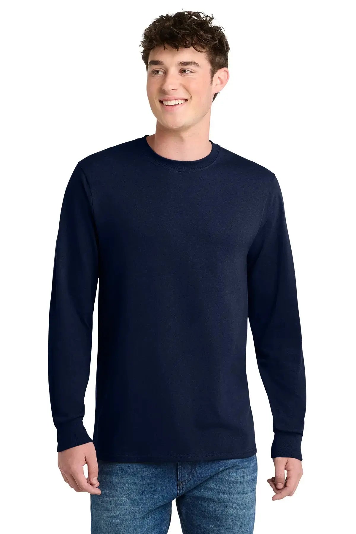 Port & Co™ Tall Long Sleeve Core Blend Tee #PC55LST Game Over Merch