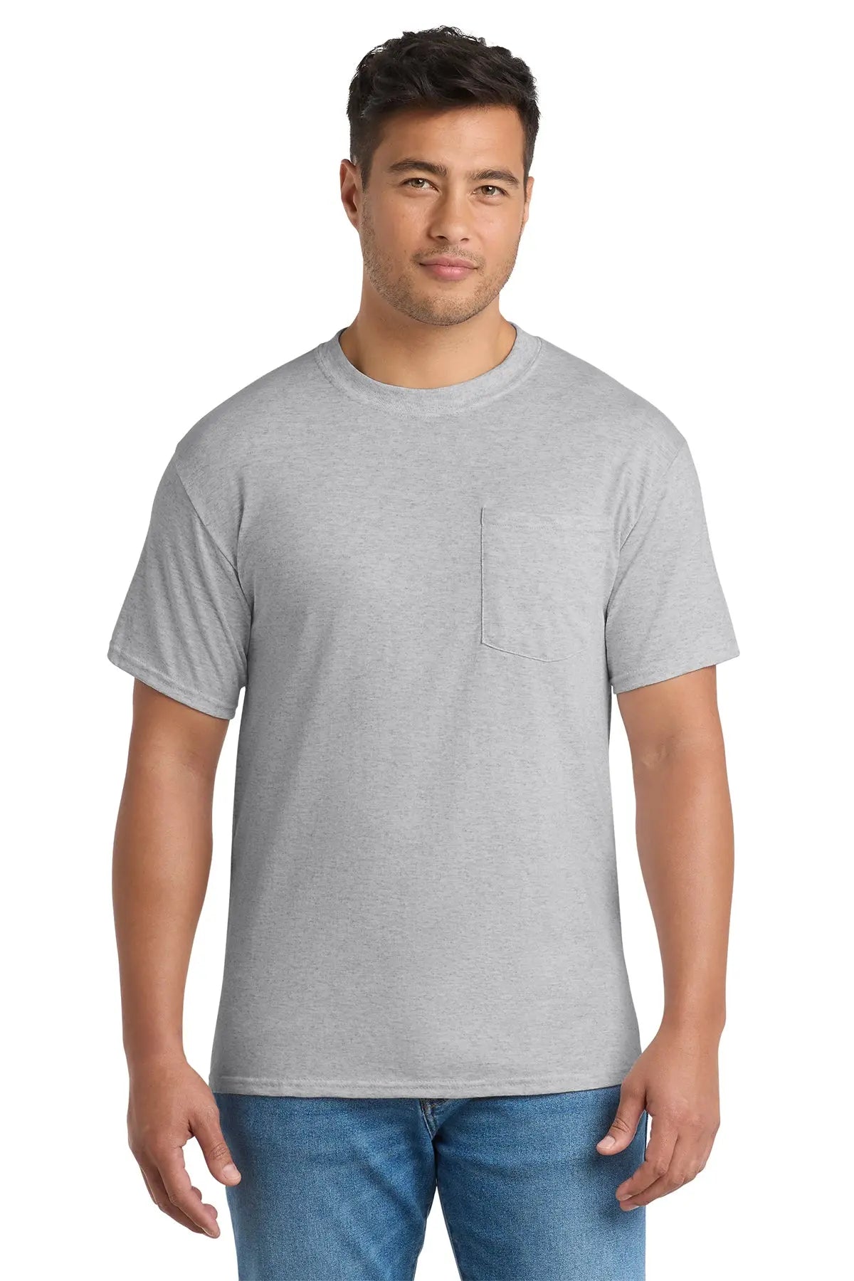 Port & Co™ Tall Core Blend Pocket Tee #PC55PT