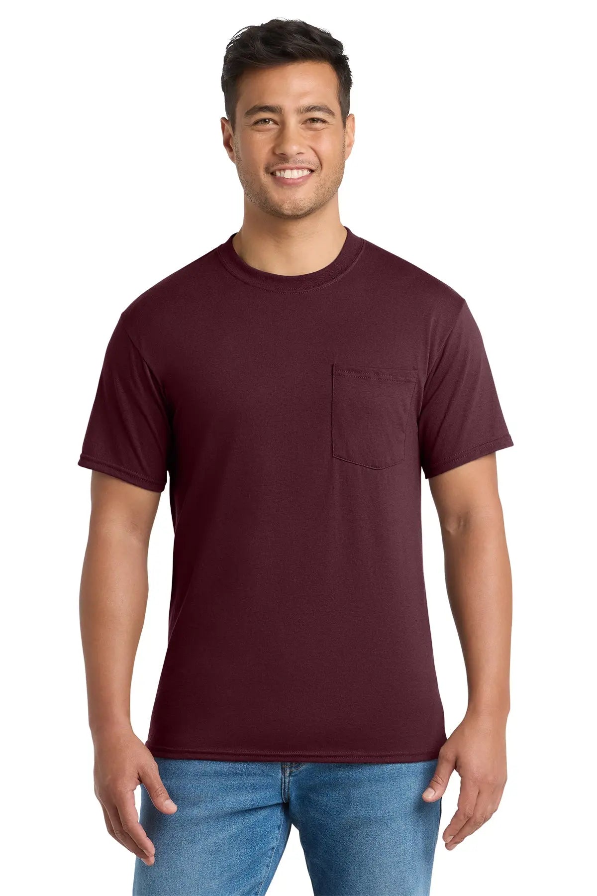 Port & Co™ Tall Core Blend Pocket Tee #PC55PT