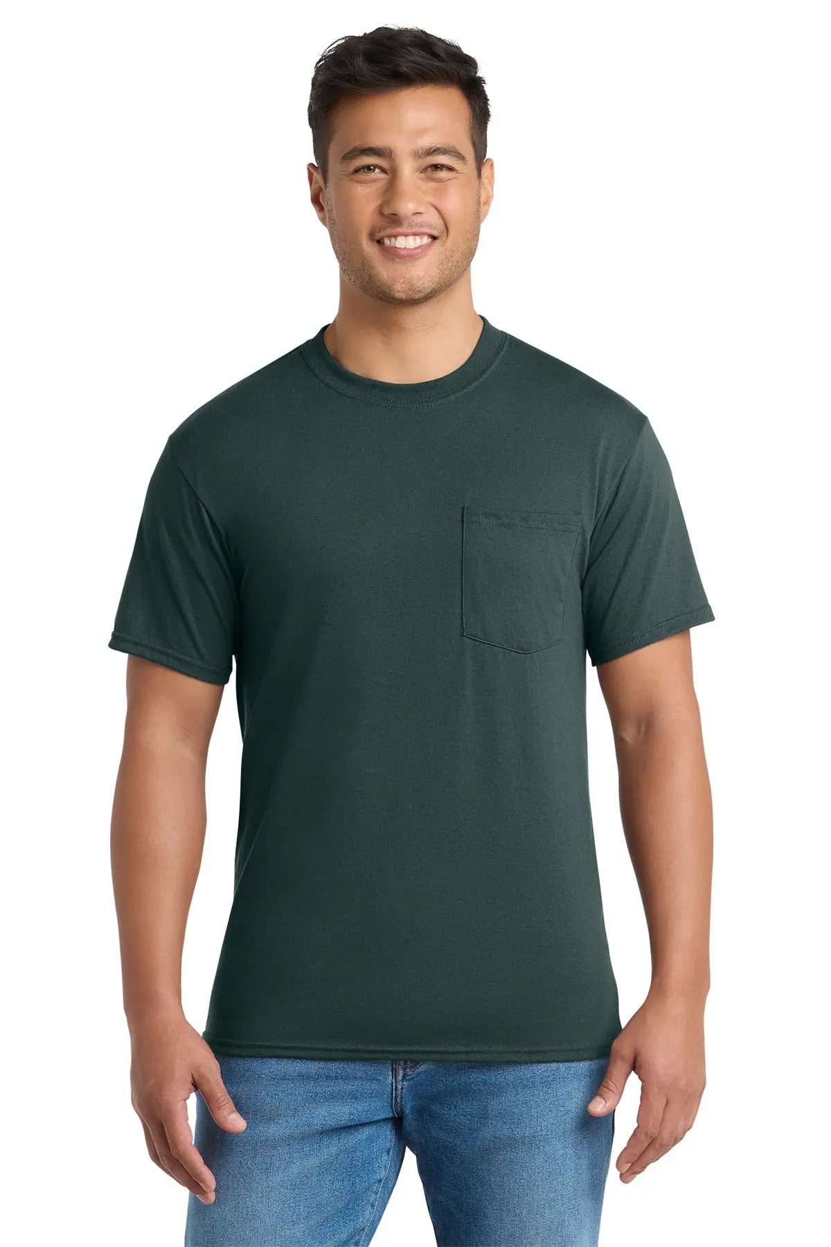 Port & Co™ Tall Core Blend Pocket Tee #TPC55PT