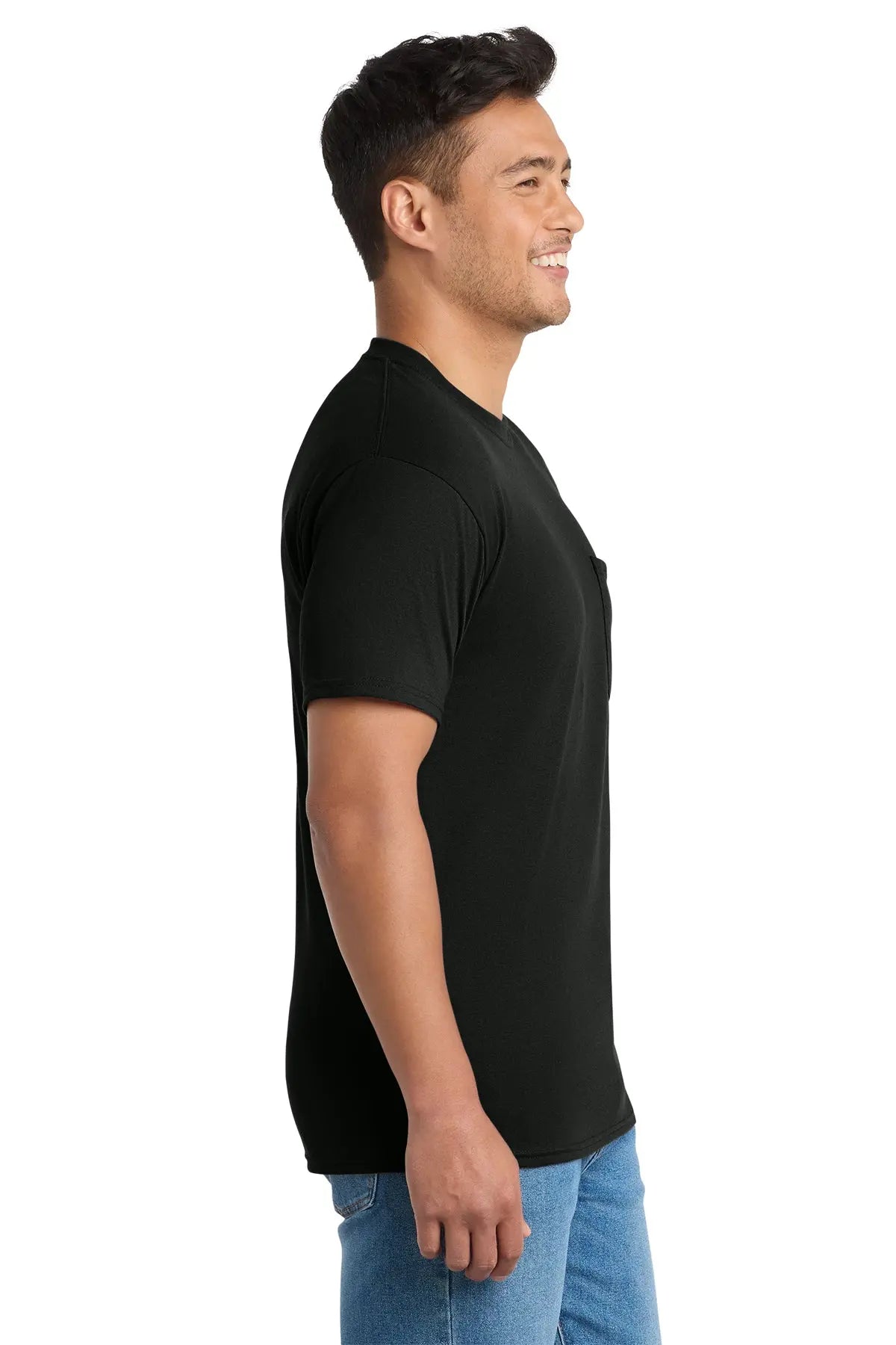 Port & Co™ Tall Core Blend Pocket Tee #PC55PT