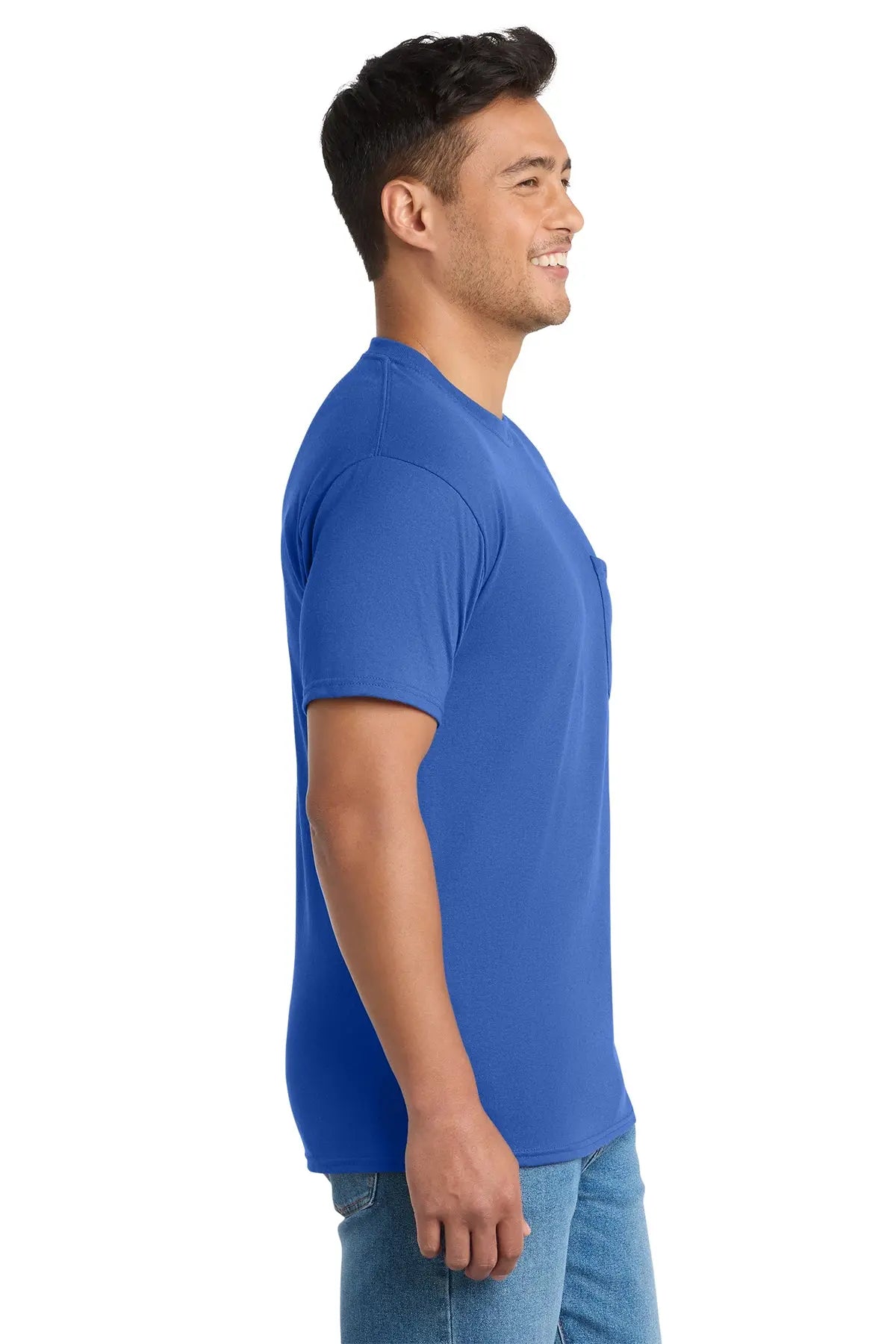 Port & Co™ Tall Core Blend Pocket Tee #TPC55PT