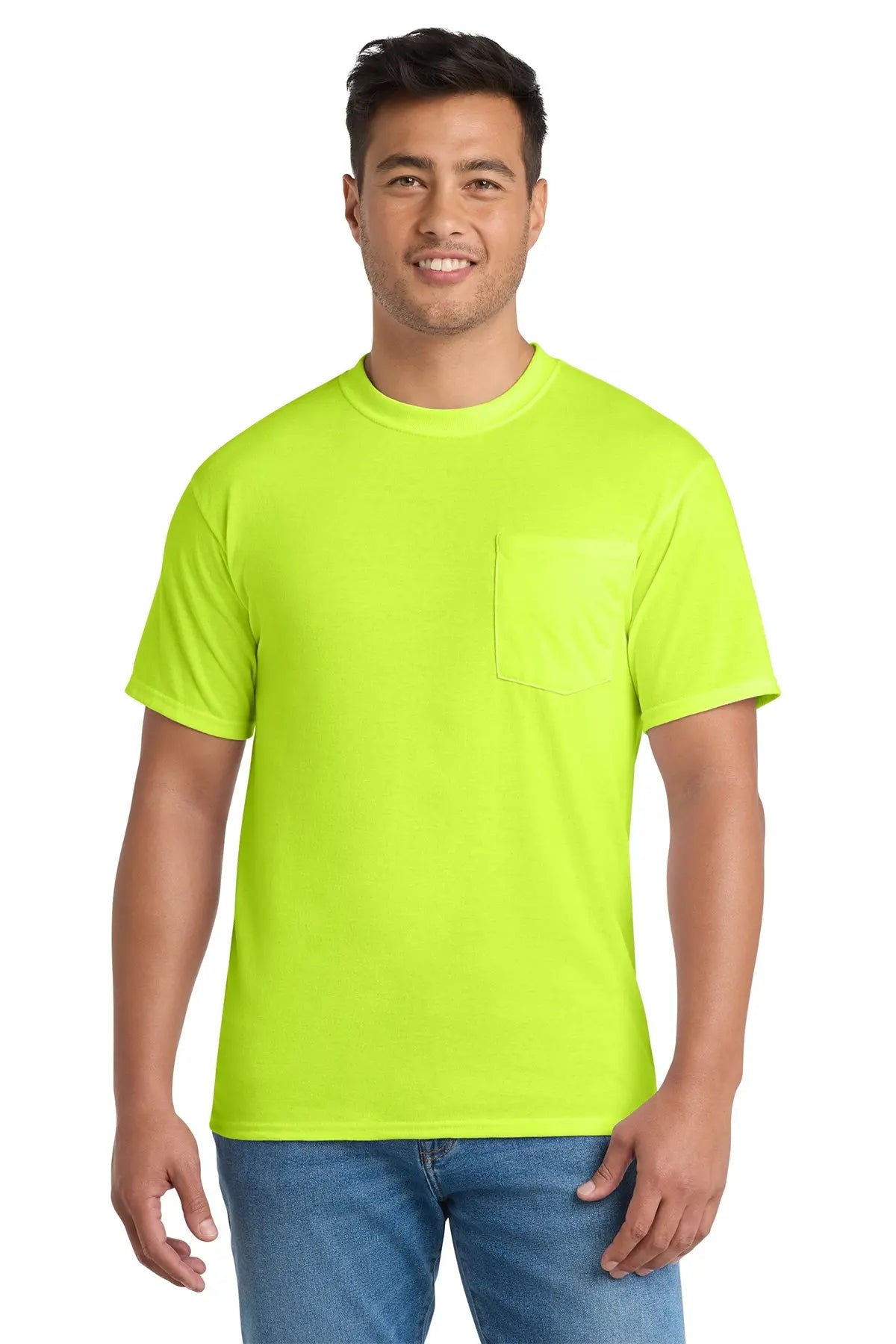 Port & Co™ Tall Core Blend Pocket Tee #PC55PT