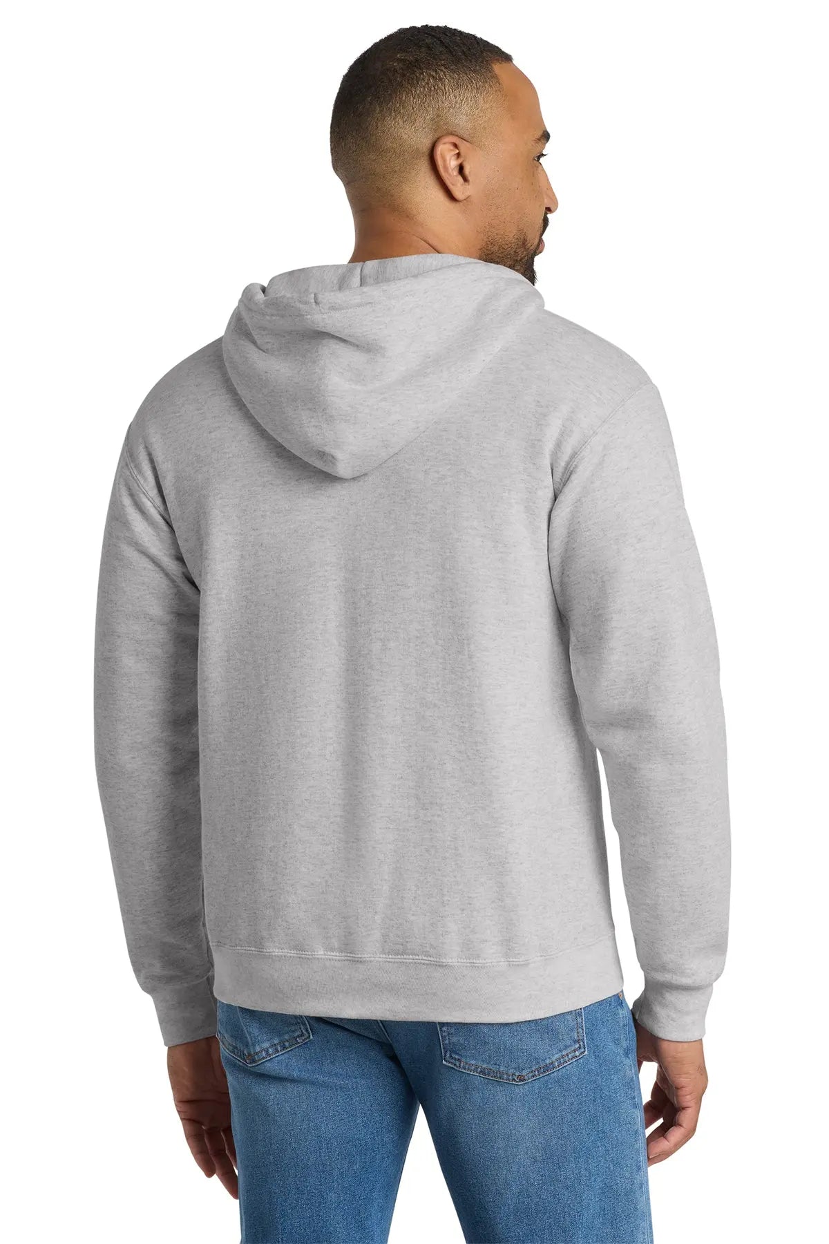 Port & Co™ Tall Essential Fleece Full-Zip Hooded Sweatshirt #PC90ZHT