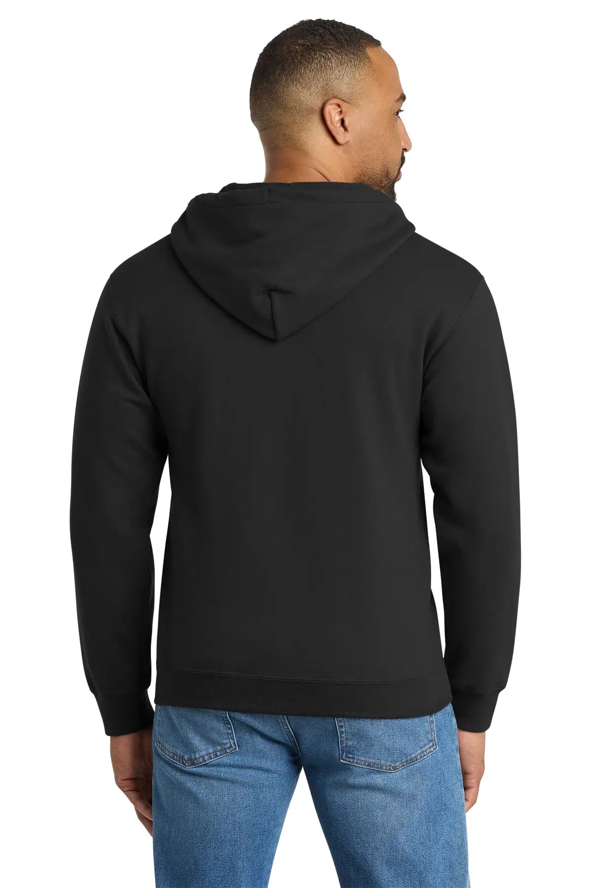 Port & Co™ Tall Essential Fleece Full-Zip Hooded Sweatshirt #PC90ZHT