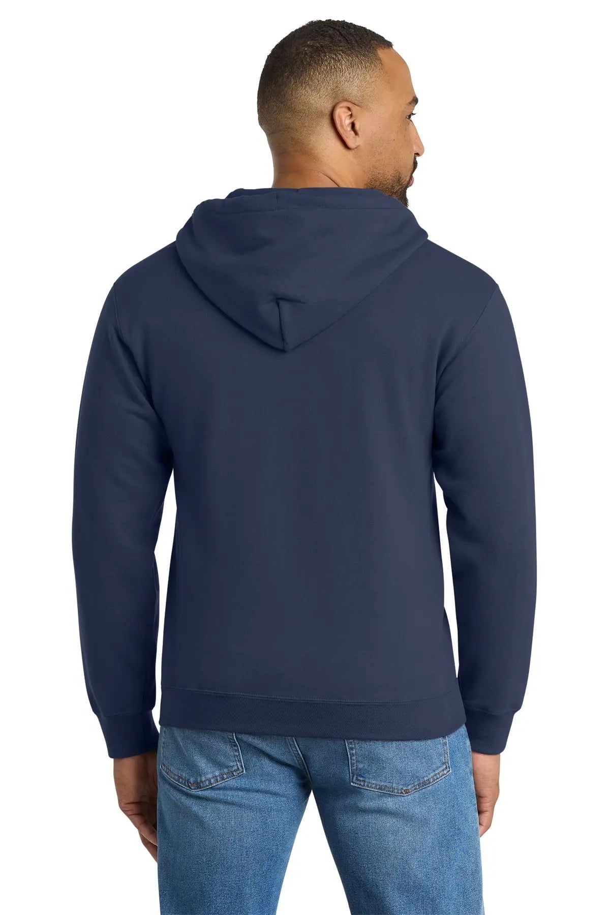 Port & Co™ Tall Essential Fleece Full-Zip Hooded Sweatshirt #PC90ZHT