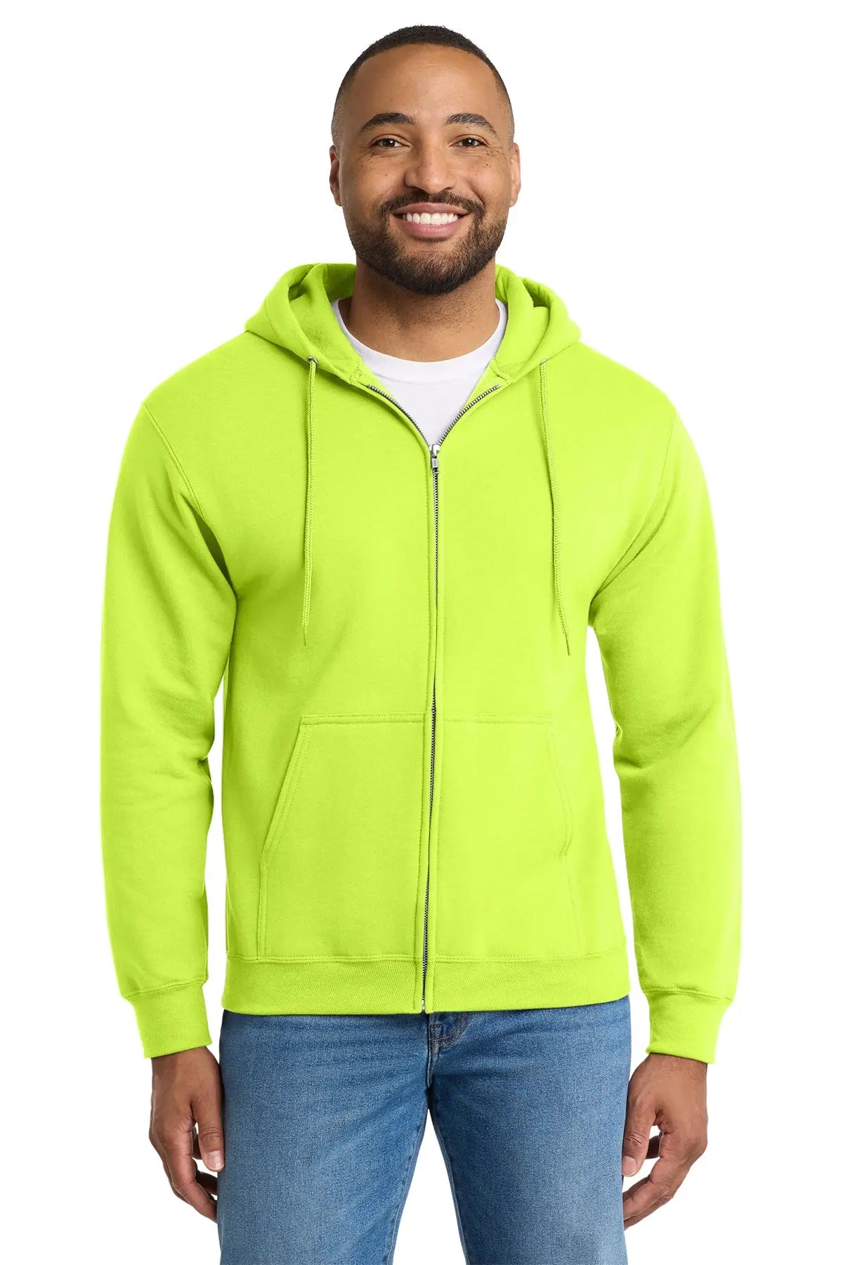 Port & Co™ Tall Essential Fleece Full-Zip Hooded Sweatshirt #PC90ZHT