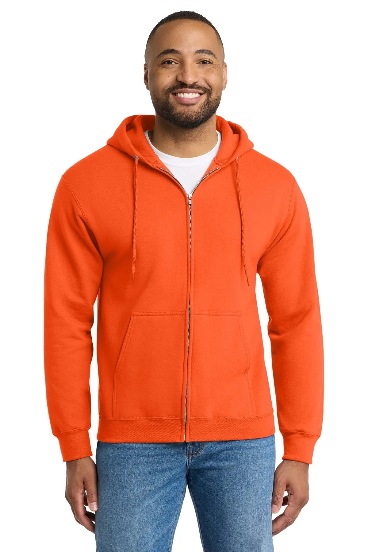 Port & Co™ Tall Essential Fleece Full-Zip Hooded Sweatshirt #PC90ZHT