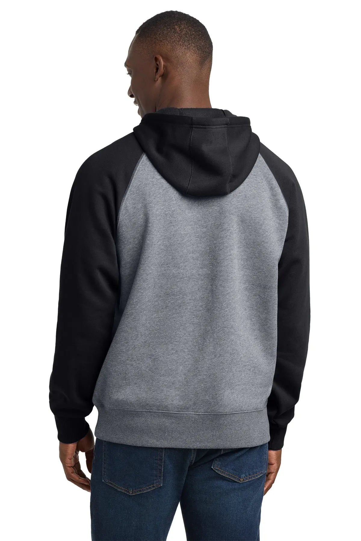 Sport-Tek® Raglan Colorblock Pullover Hooded Sweatshirt #ST267