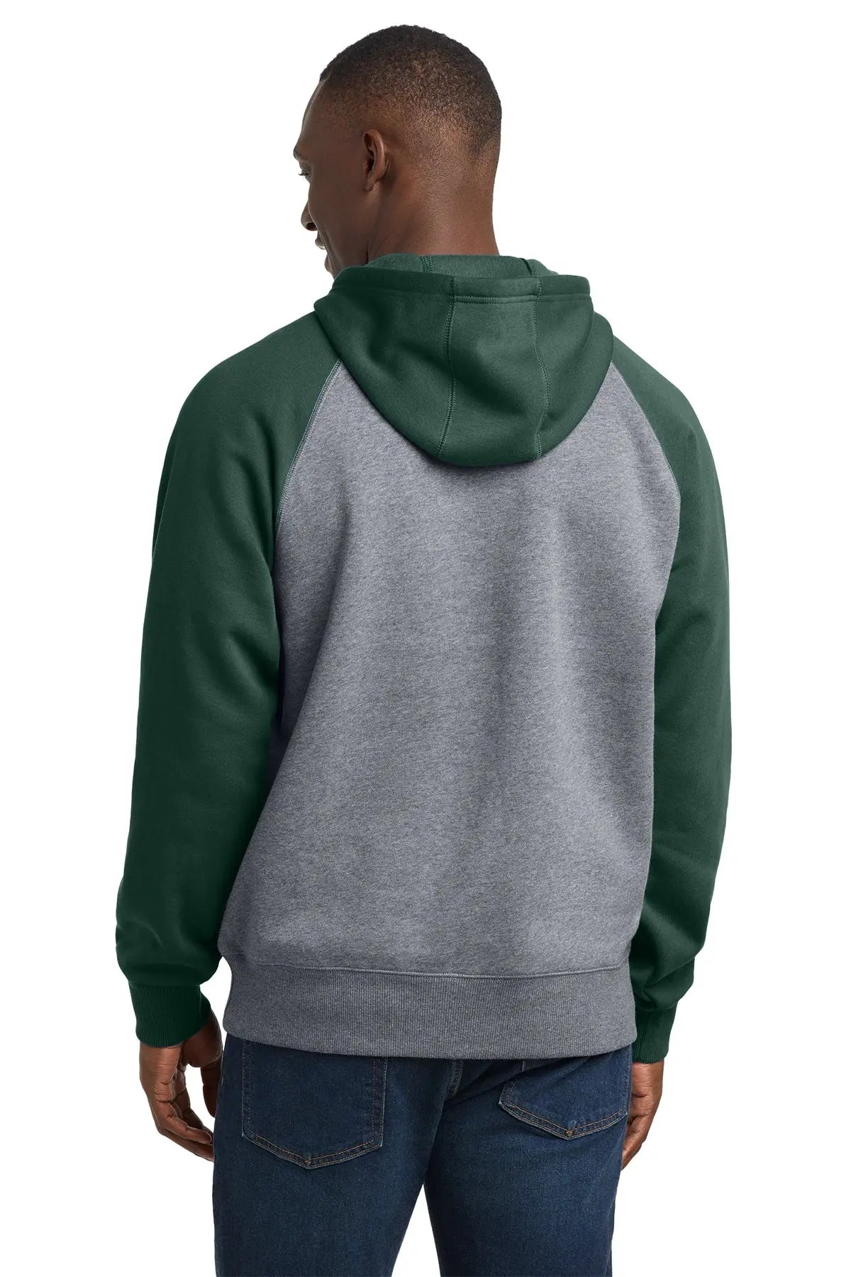 Sport-Tek® Raglan Colorblock Pullover Hooded Sweatshirt #ST267