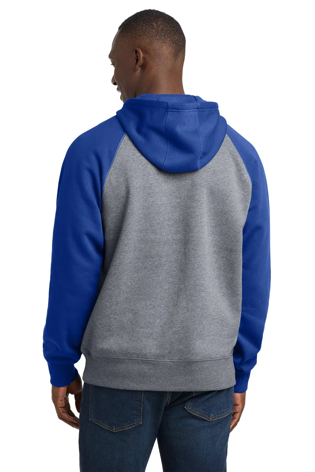 Sport-Tek® Raglan Colorblock Pullover Hooded Sweatshirt #ST267