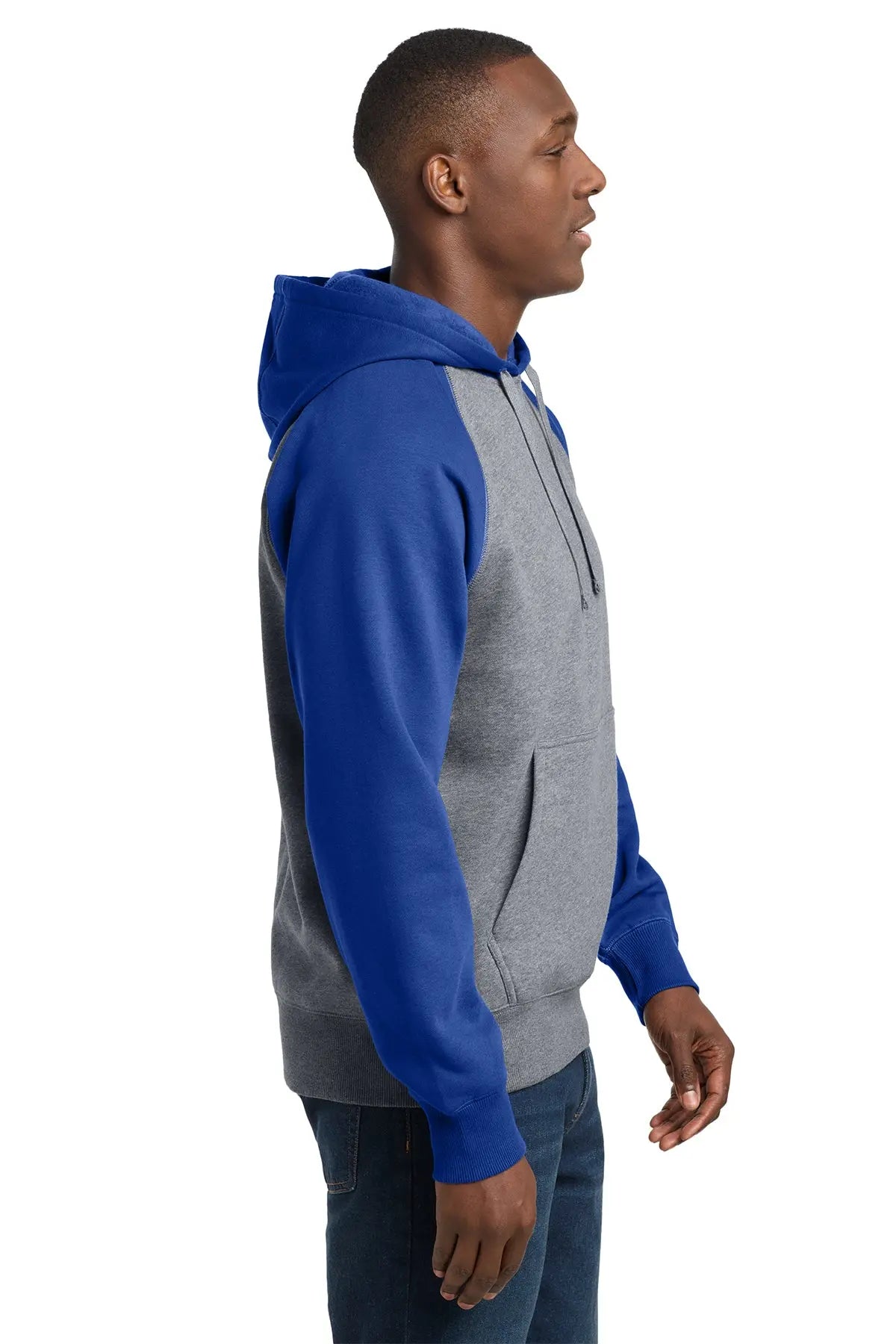 Sport-Tek® Raglan Colorblock Pullover Hooded Sweatshirt #ST267