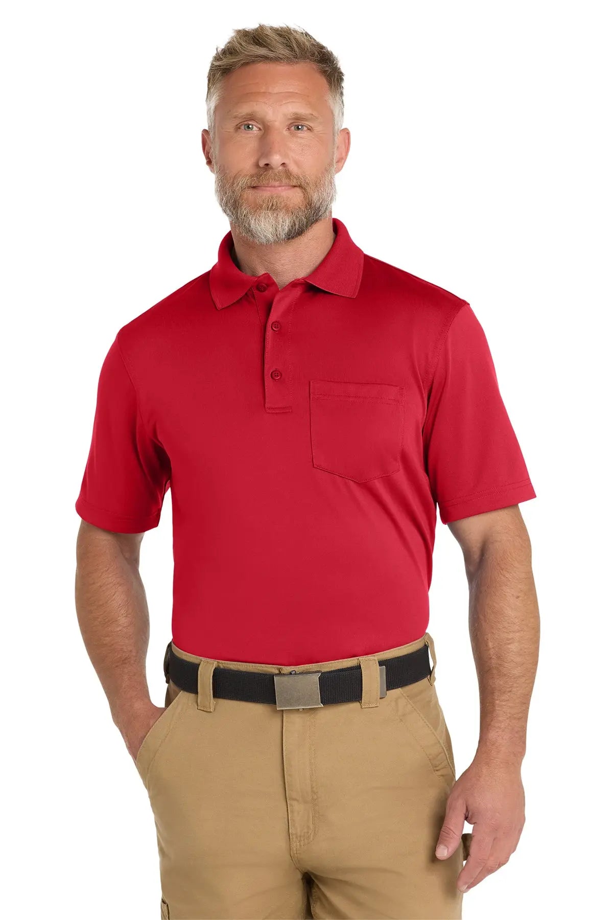 CornerStone® Select Snag-Proof Pocket Polo #CS412P