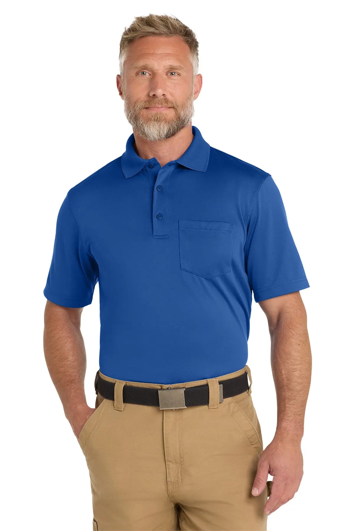 CornerStone® Select Snag-Proof Pocket Polo #CS412P