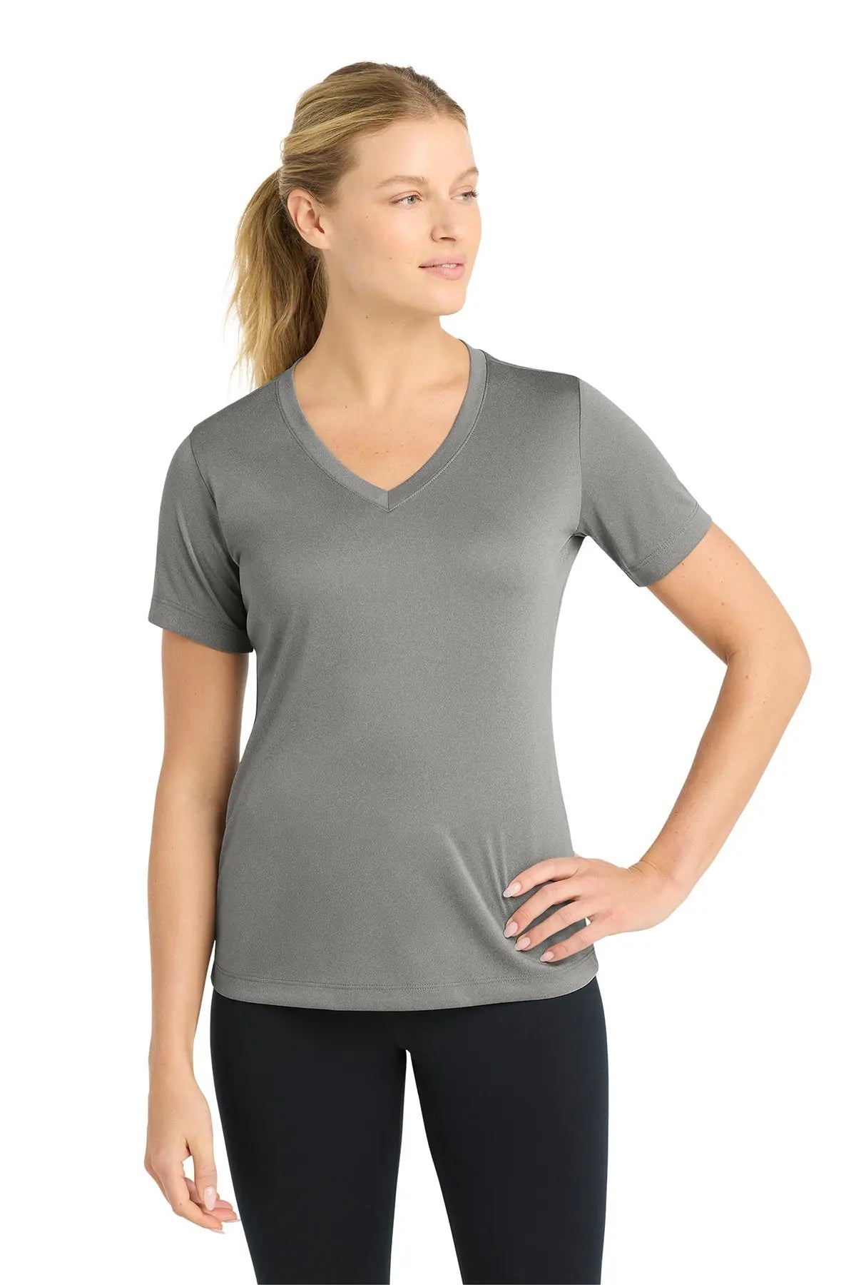 Sport-Tek® Women's PosiCharge® Competitor™ V-Neck Tee #LST353