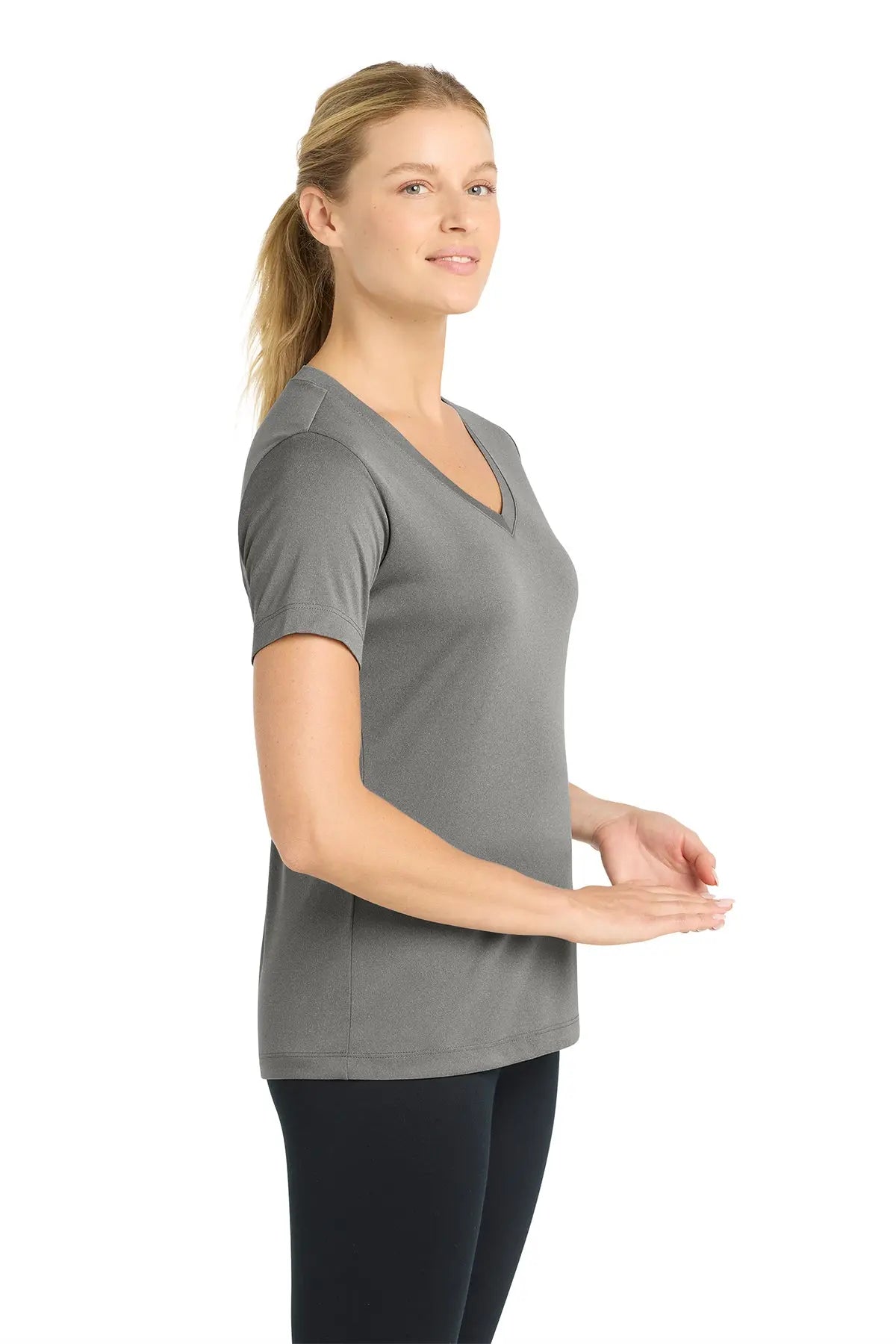 Sport-Tek® Women's PosiCharge® Competitor™ V-Neck Tee #LST353