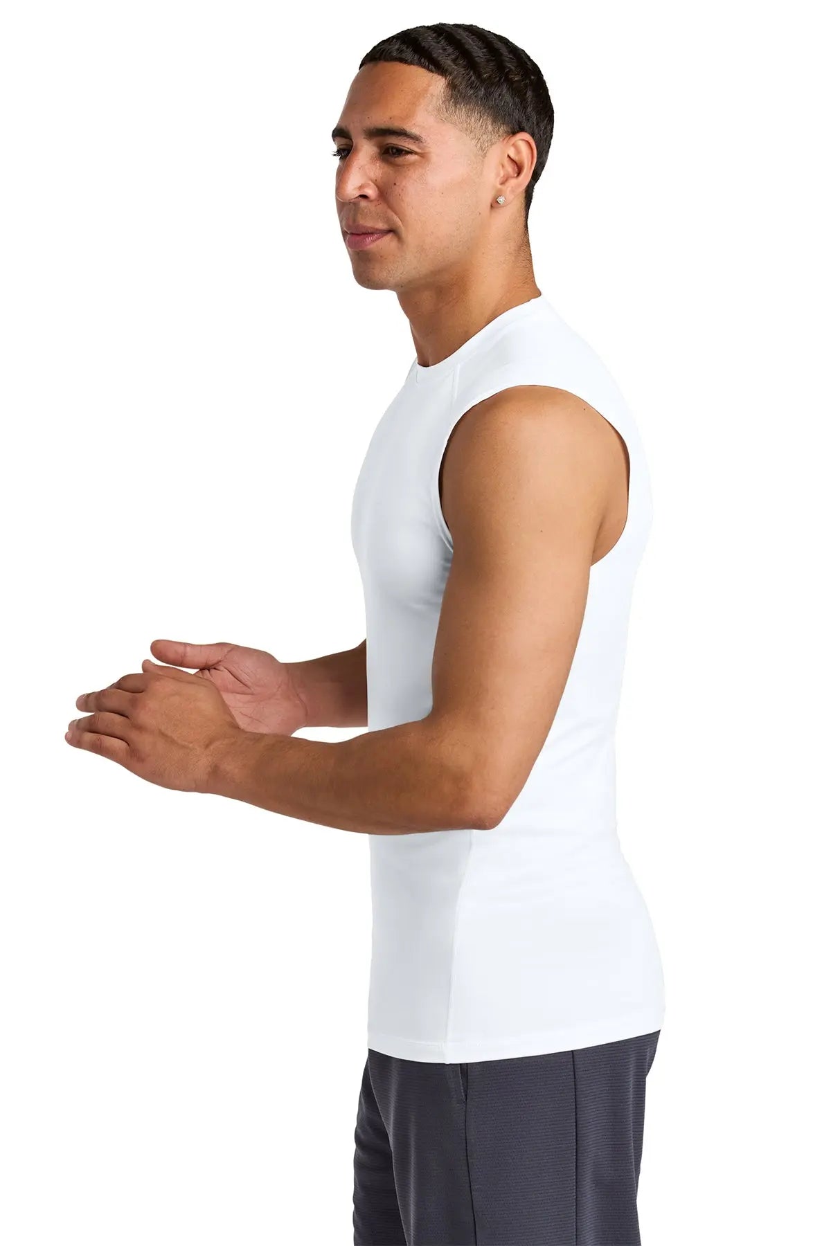 Sport-Tek® PosiCharge® Compression Sleeveless Tee #ST121SL