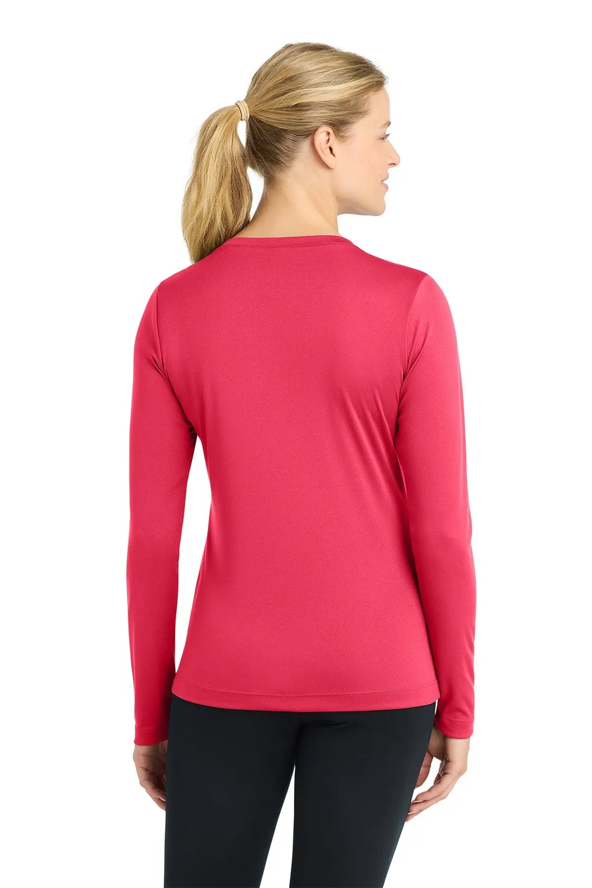Sport-Tek® Women's Long Sleeve PosiCharge® Competitor™ V-Neck Tee #LST353LS