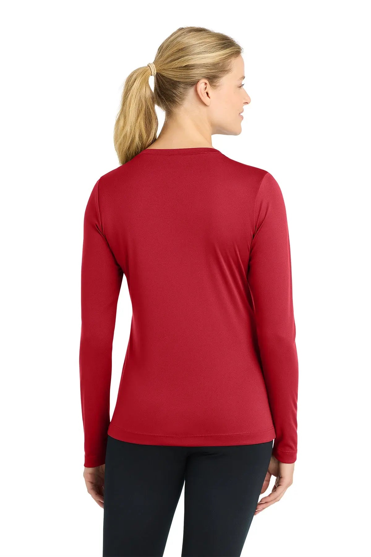 Sport-Tek® Women's Long Sleeve PosiCharge® Competitor™ V-Neck Tee #LST353LS