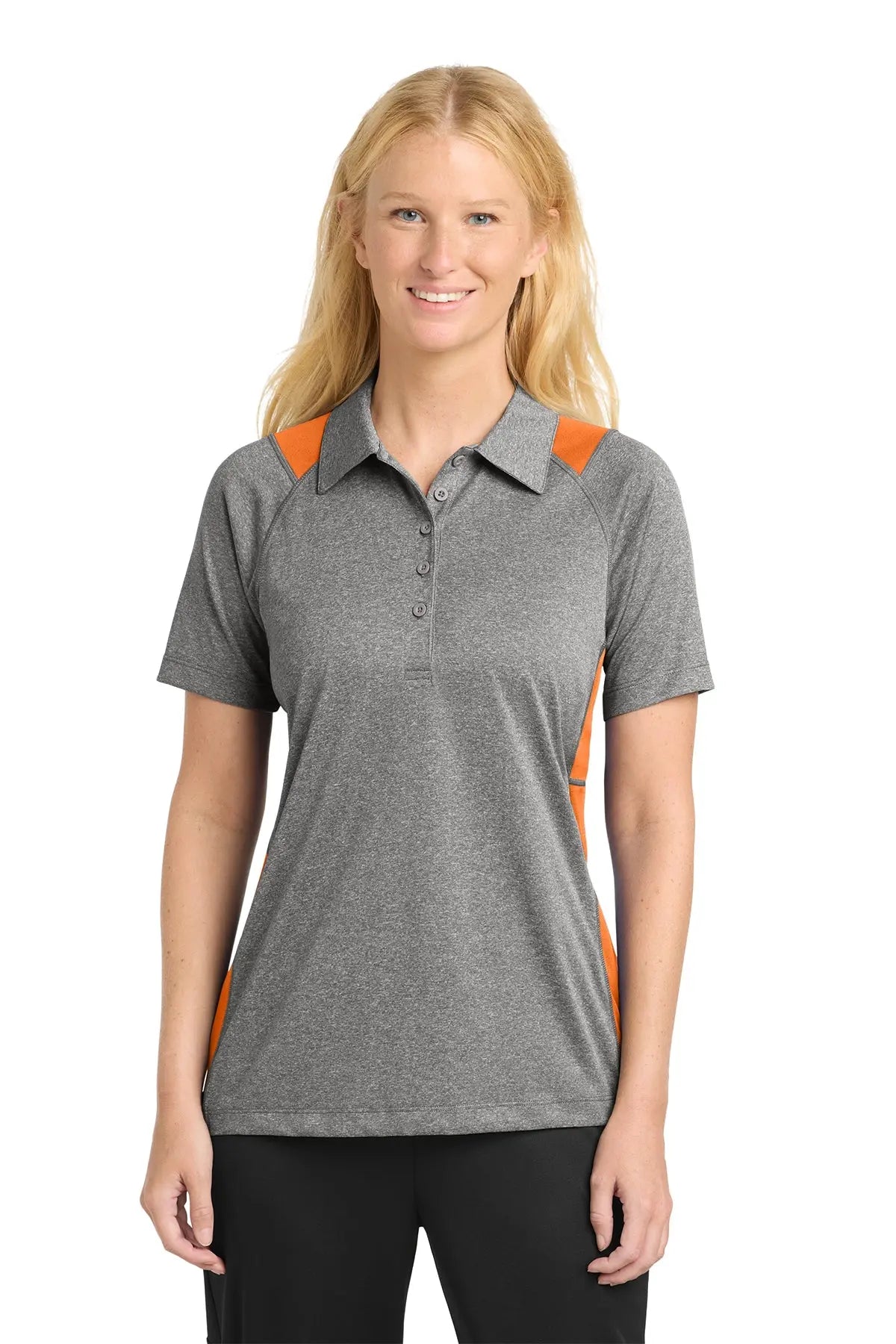 Sport-Tek® Women's Heather Colorblock Contender™ Polo #LST665Game Over Merch