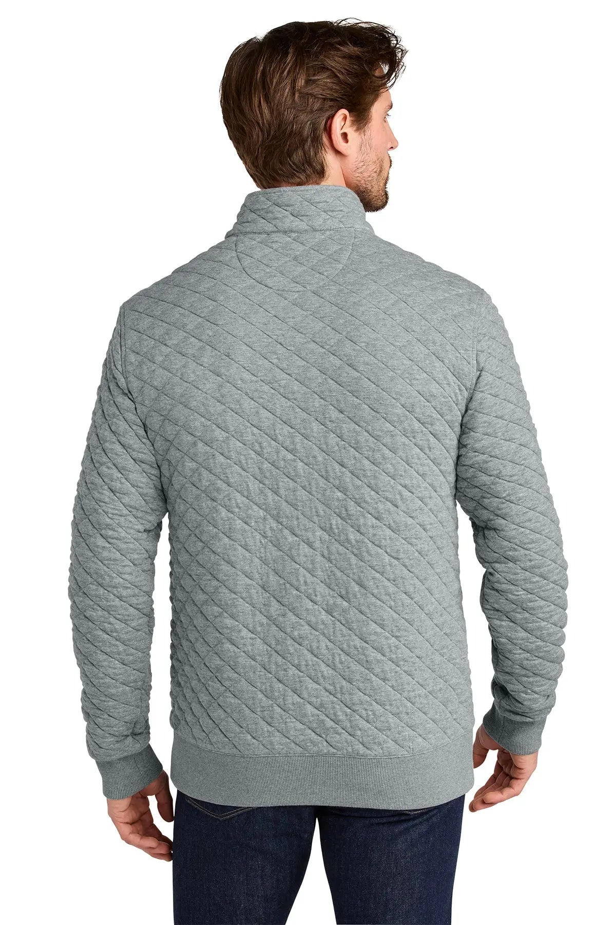 Brooks Brothers® Diamond Quilt 1/4-Zip #BB18212 Game Over Merch