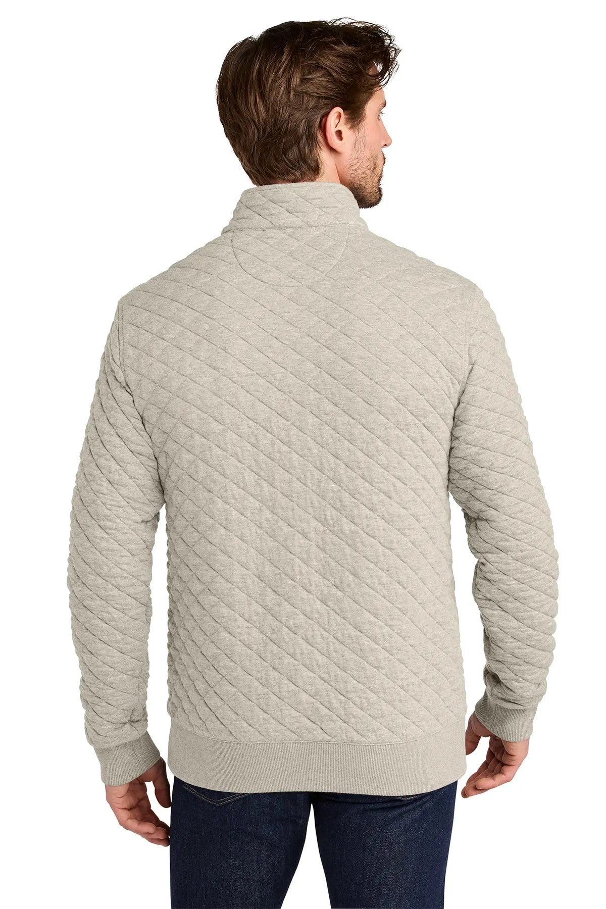 Brooks Brothers® Diamond Quilt 1/4-Zip #BB18212 Game Over Merch