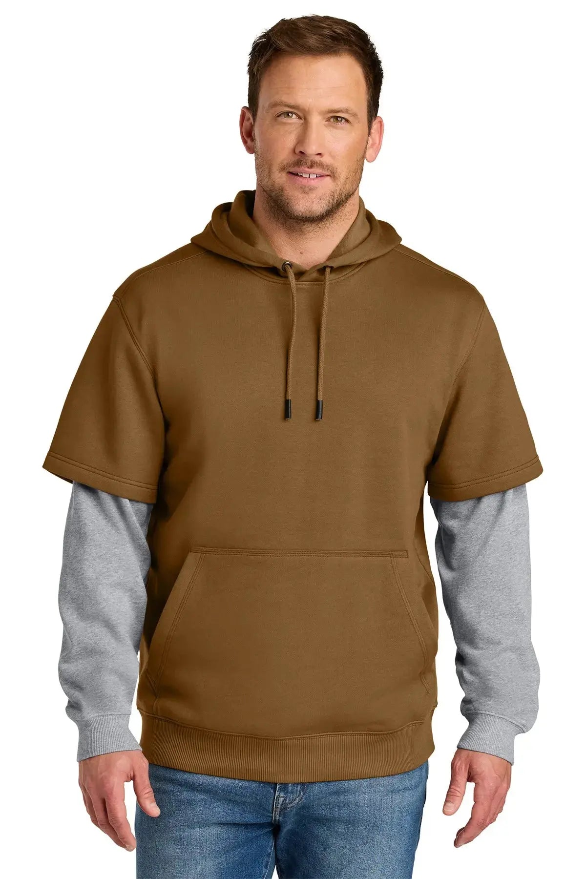 CornerStone® Tough Fleece Layered Hoodie #CSF632 Game Over Merch
