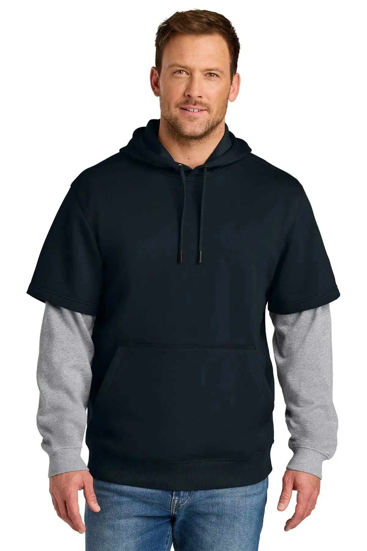 CornerStone® Tough Fleece Layered Hoodie #CSF632 Game Over Merch