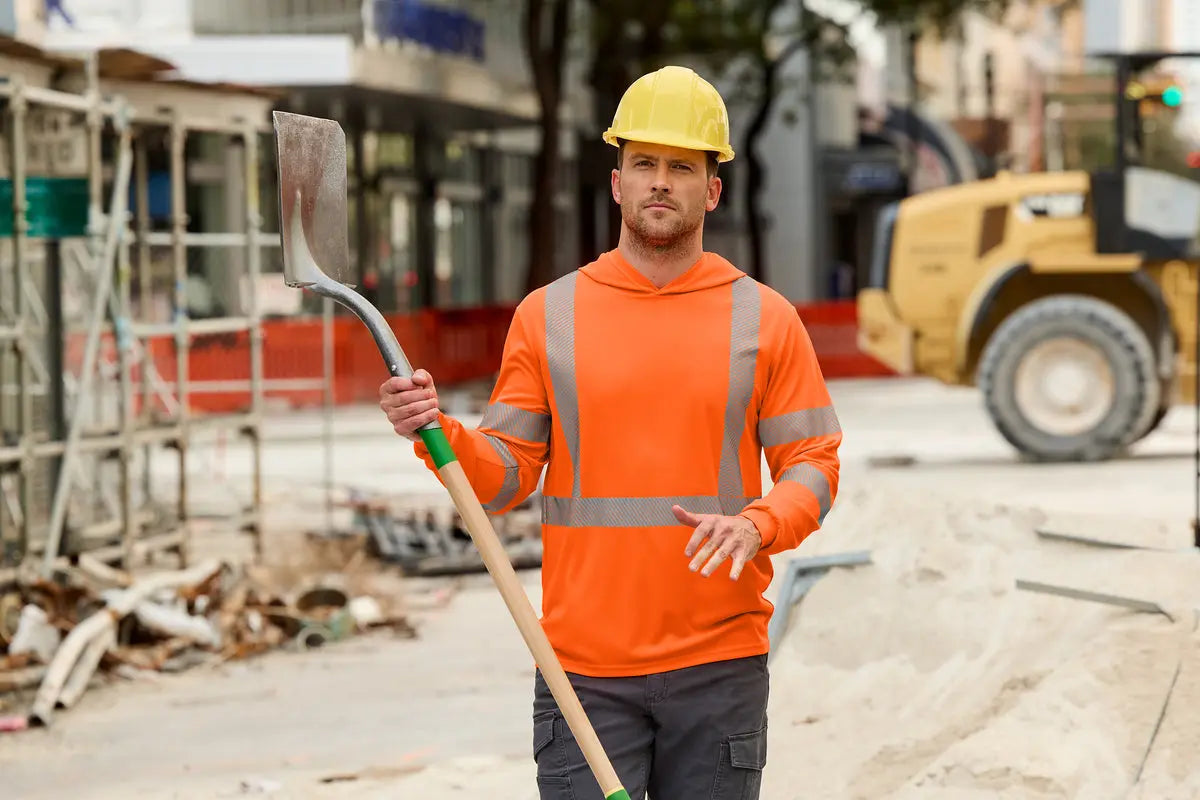 CornerStone® ANSI 107 Class 3 Long Sleeve Segmented Tape Hooded Tee #CS208