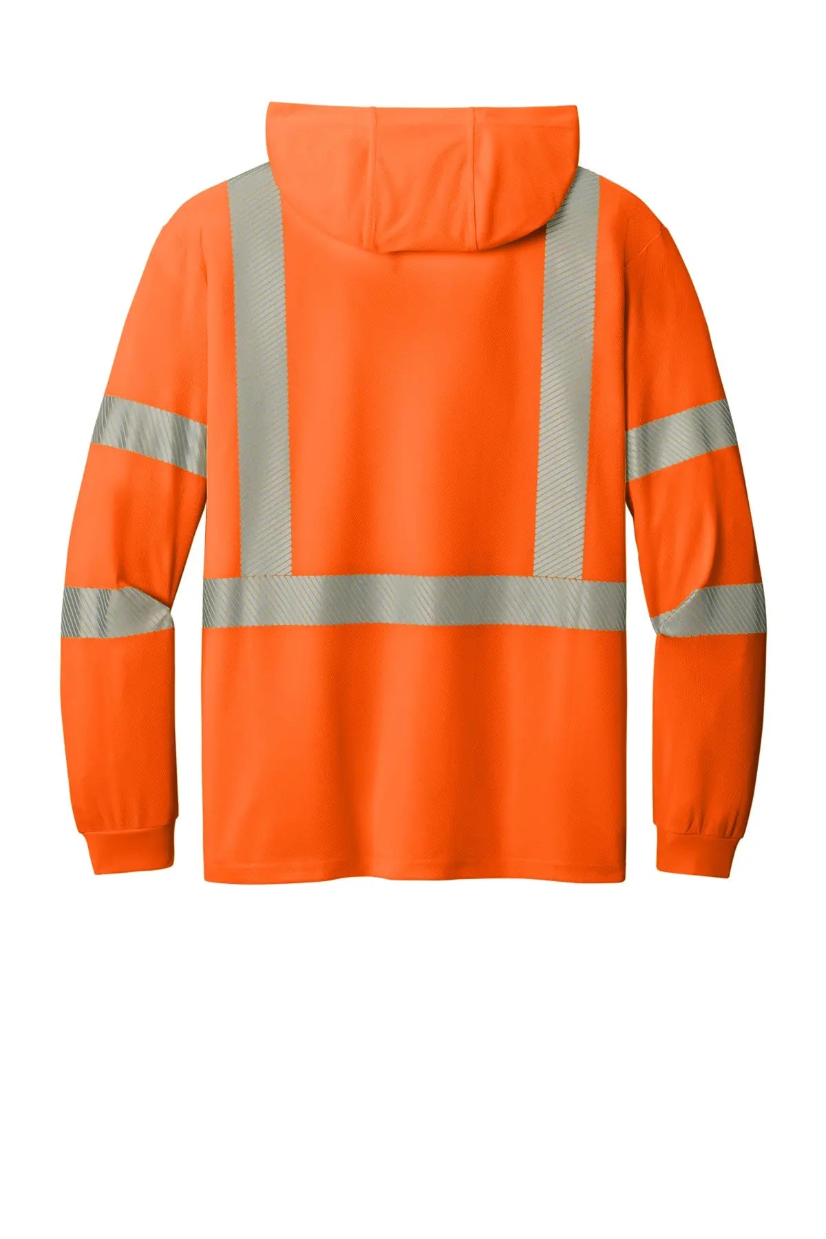 CornerStone® ANSI 107 Class 3 Long Sleeve Segmented Tape Hooded Tee #CS208