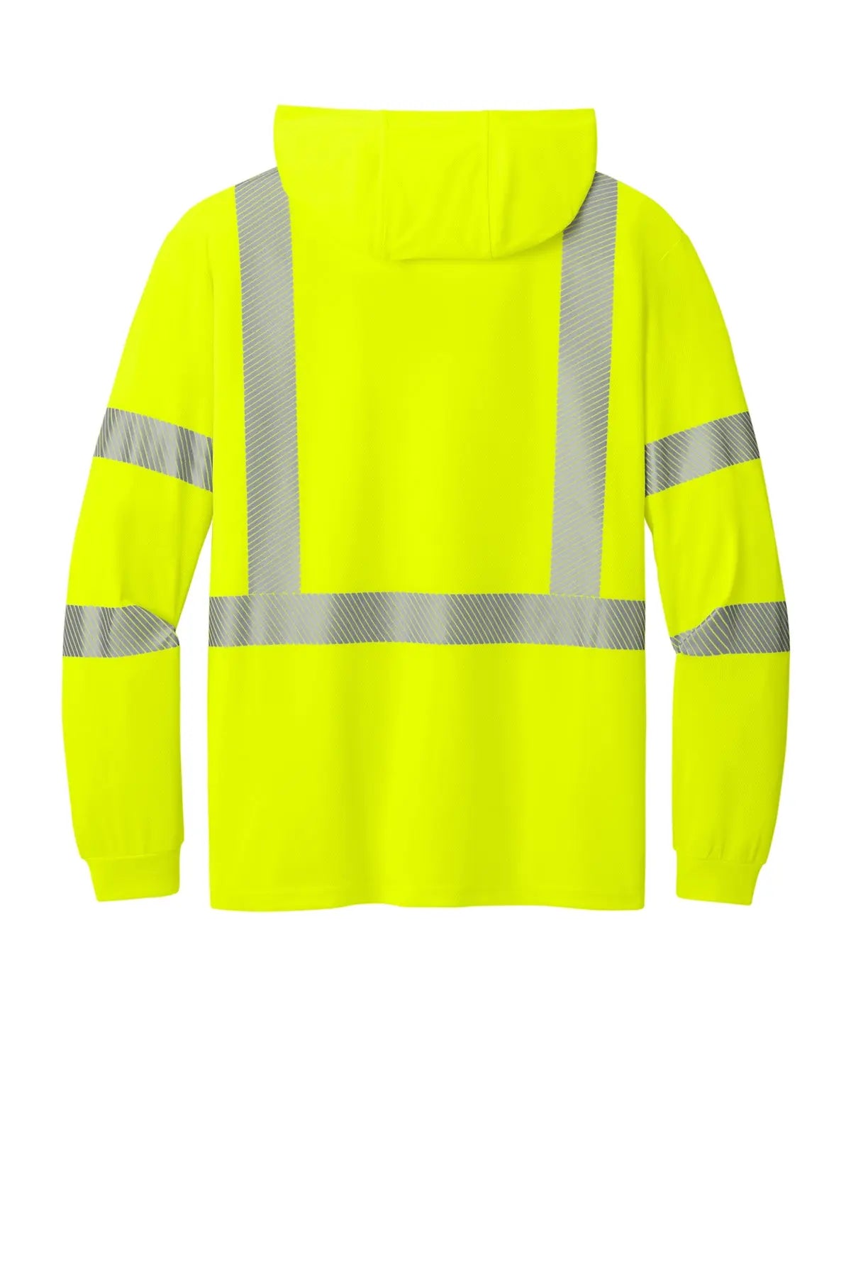 CornerStone® ANSI 107 Class 3 Long Sleeve Segmented Tape Hooded Tee #CS208