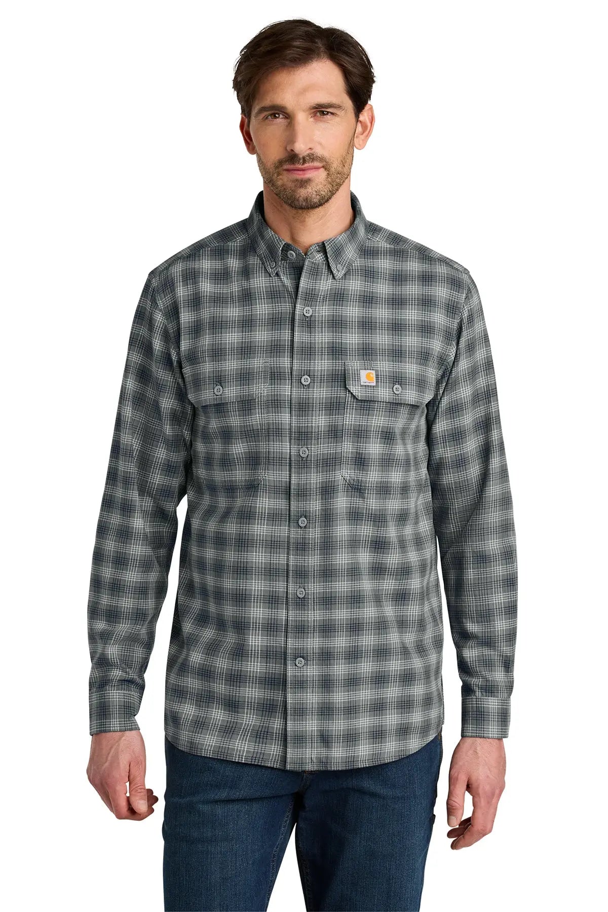 Carhartt® Rugged Flex® Plaid Long Sleeve Shirt #CT107109