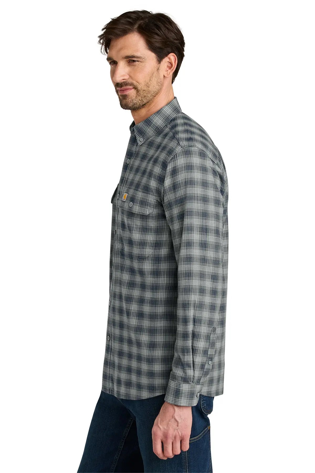 Carhartt® Rugged Flex® Plaid Long Sleeve Shirt #CT107109