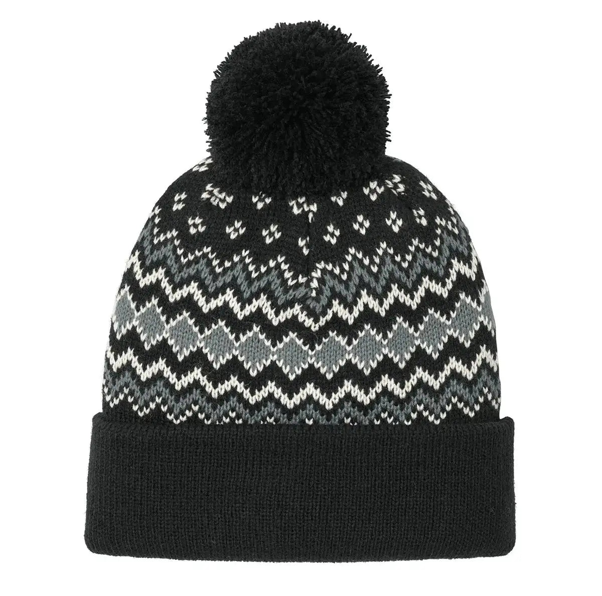 Port Authority® Alpine Pom Beanie #C991 Game Over Merch