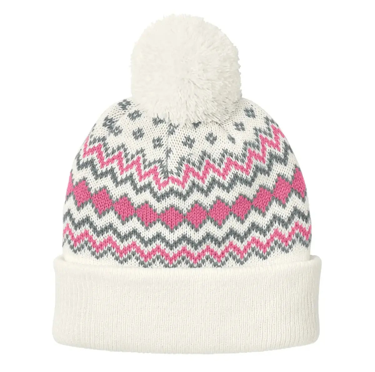 Port Authority® Alpine Pom Beanie #C991 Game Over Merch