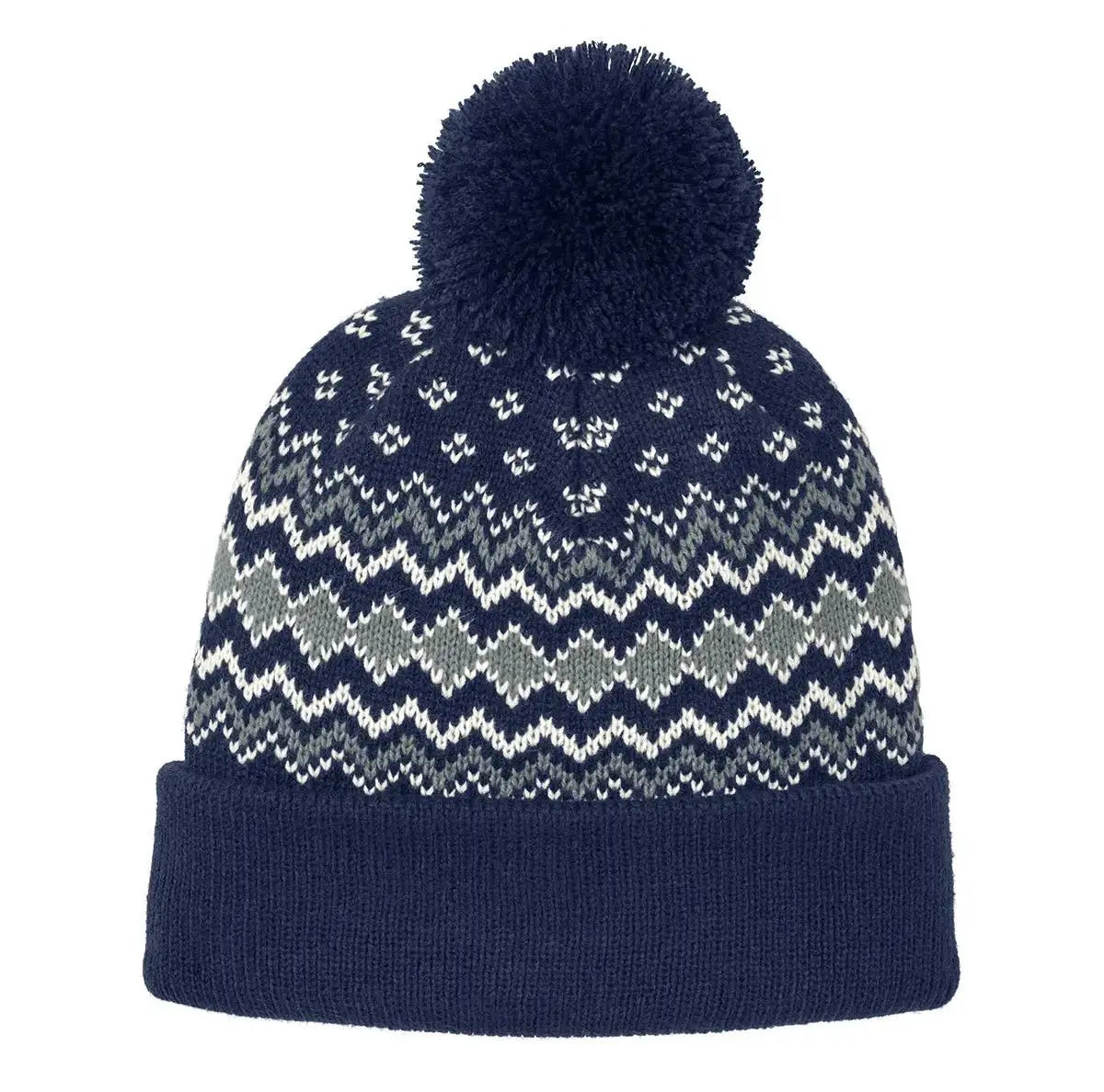 Port Authority® Alpine Pom Beanie #C991 Game Over Merch