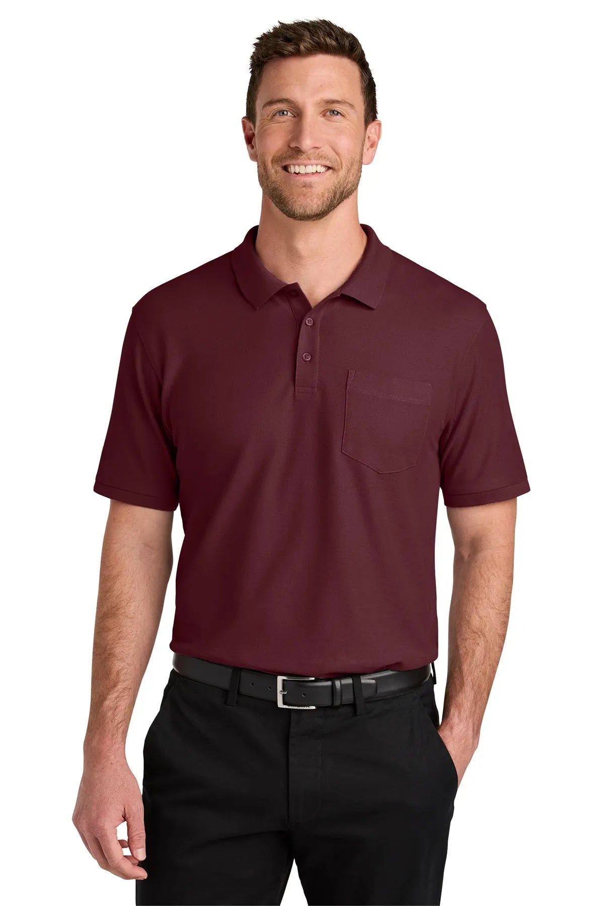 Port Authority® Wearever Signature Pique Pocket Polo #K200PGame Over Merch