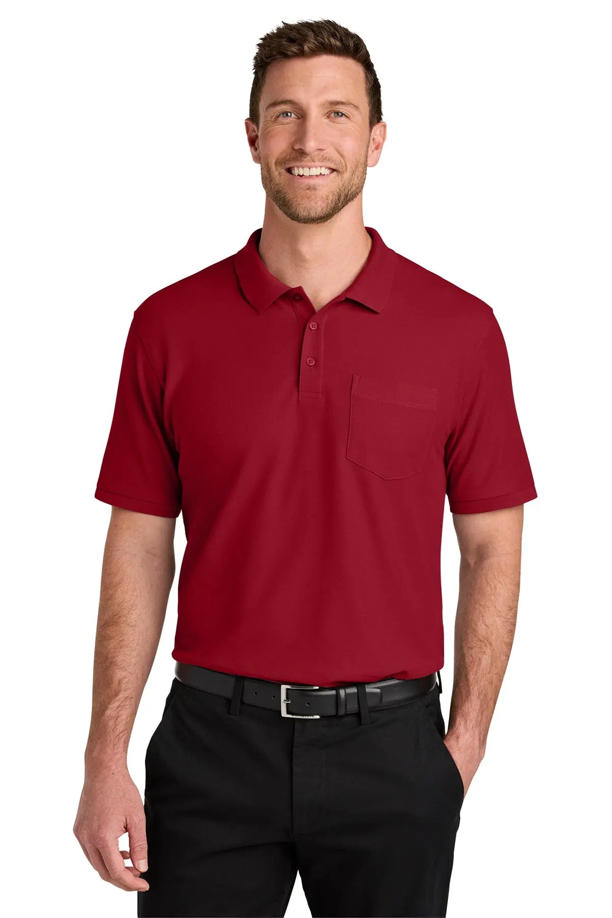 Port Authority® Wearever Signature Pique Pocket Polo #K200PGame Over Merch