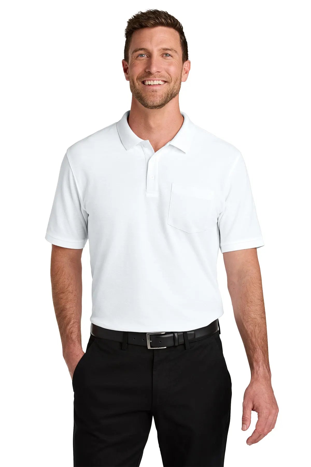 Port Authority® Wearever Signature Pique Pocket Polo #K200PGame Over Merch